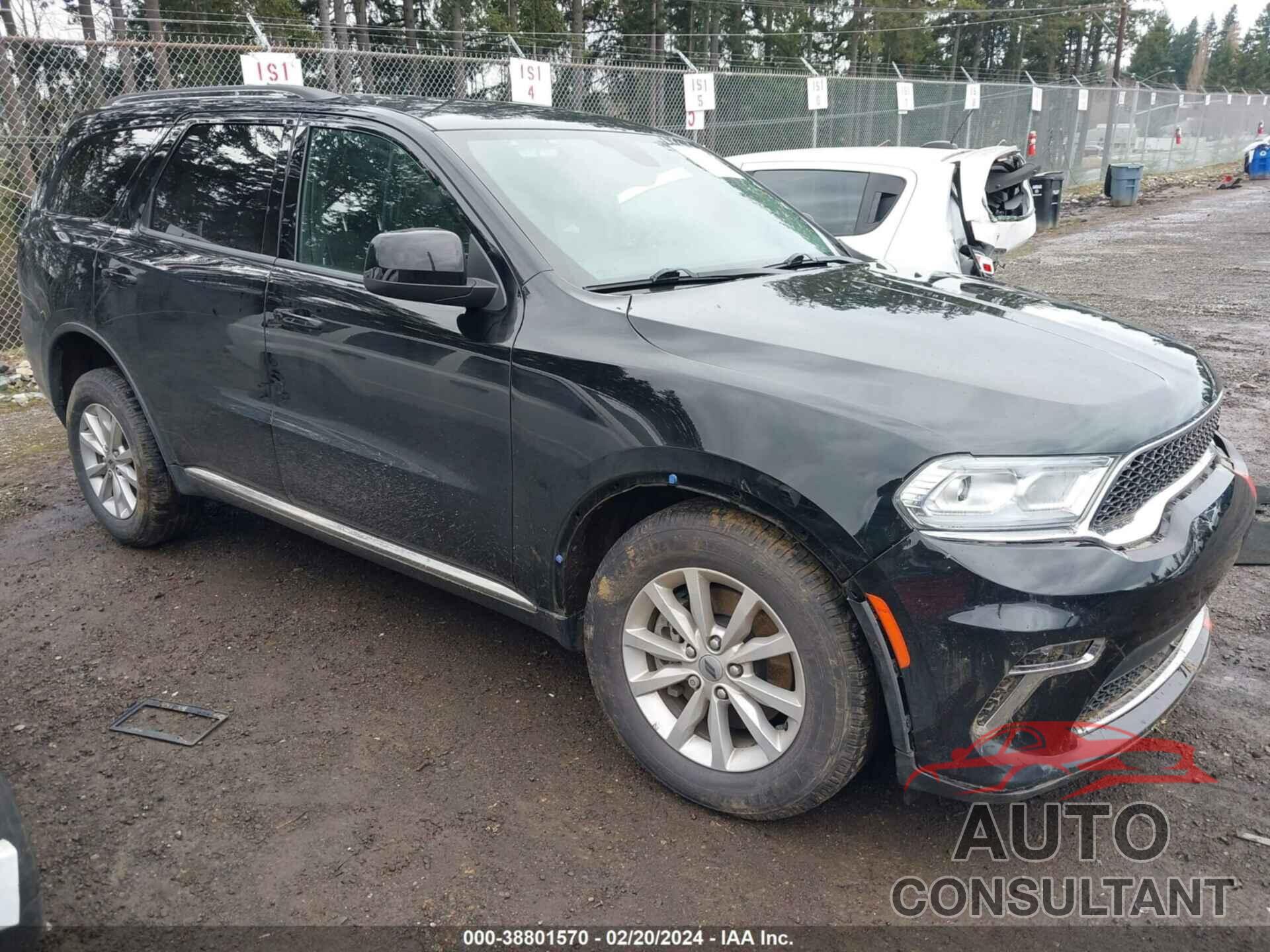 DODGE DURANGO 2022 - 1C4RDJAG0NC129567