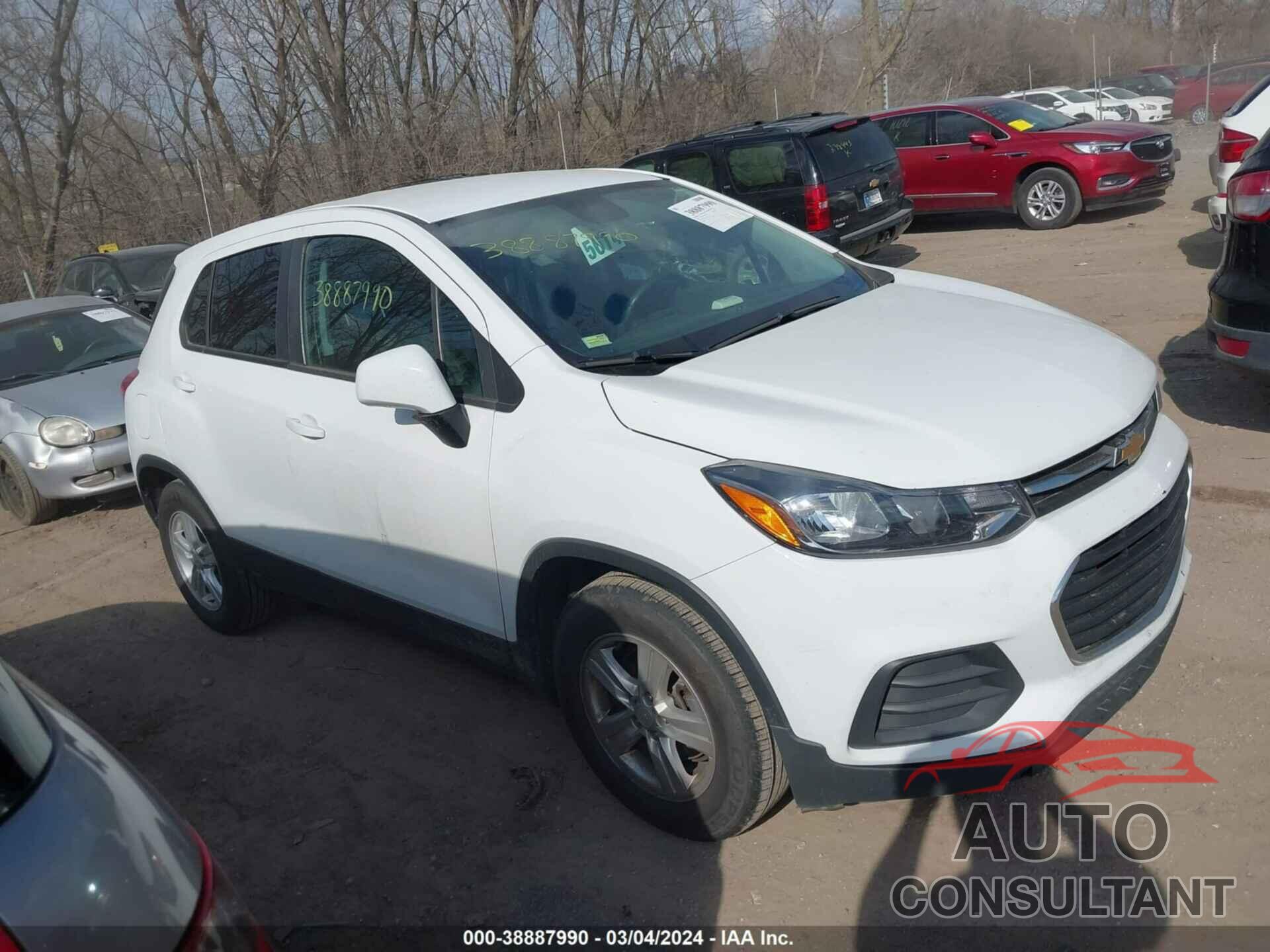 CHEVROLET TRAX 2020 - 3GNCJKSB7LL267316