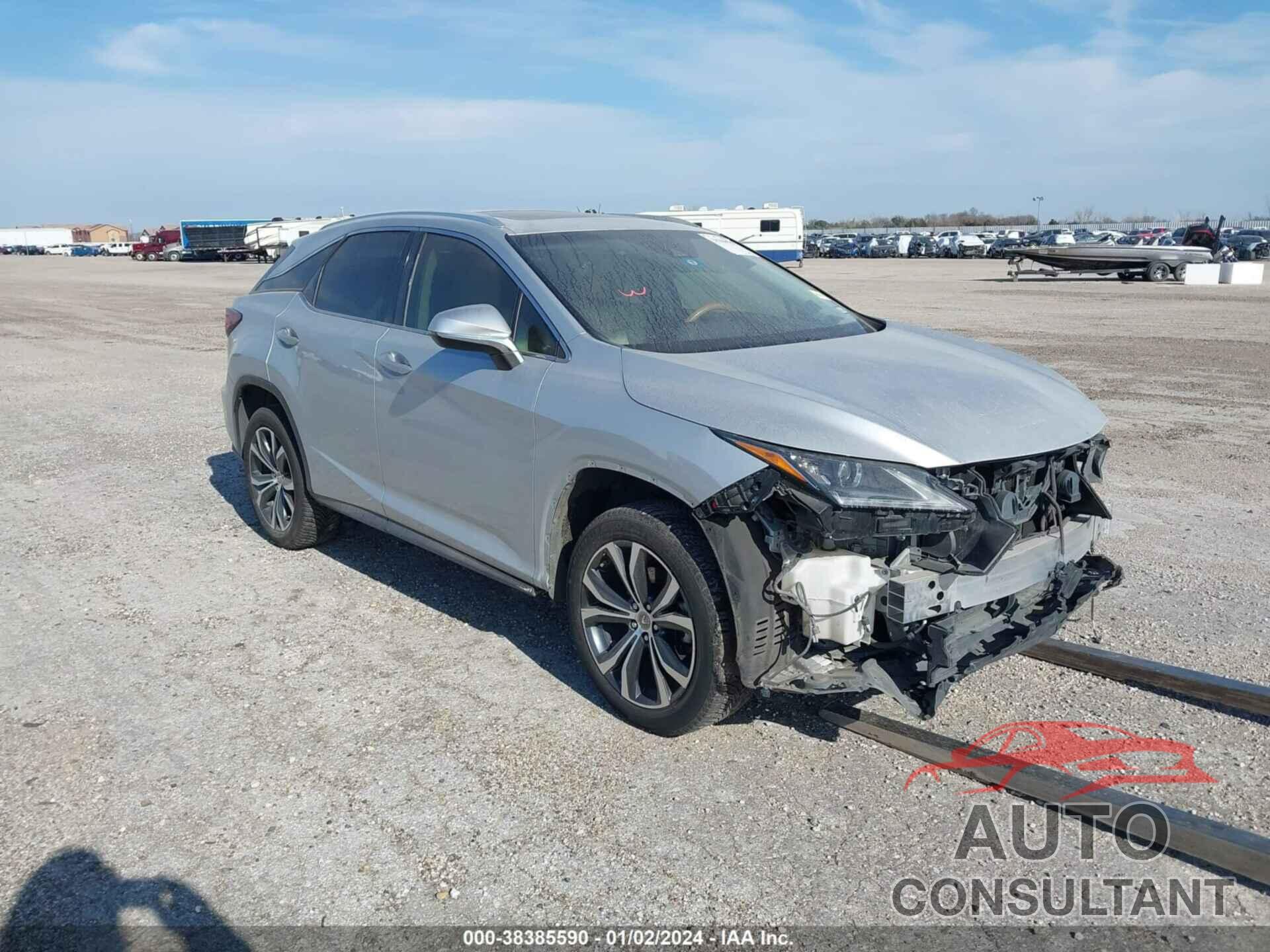 LEXUS RX 350 2017 - 2T2ZZMCA2HC073036