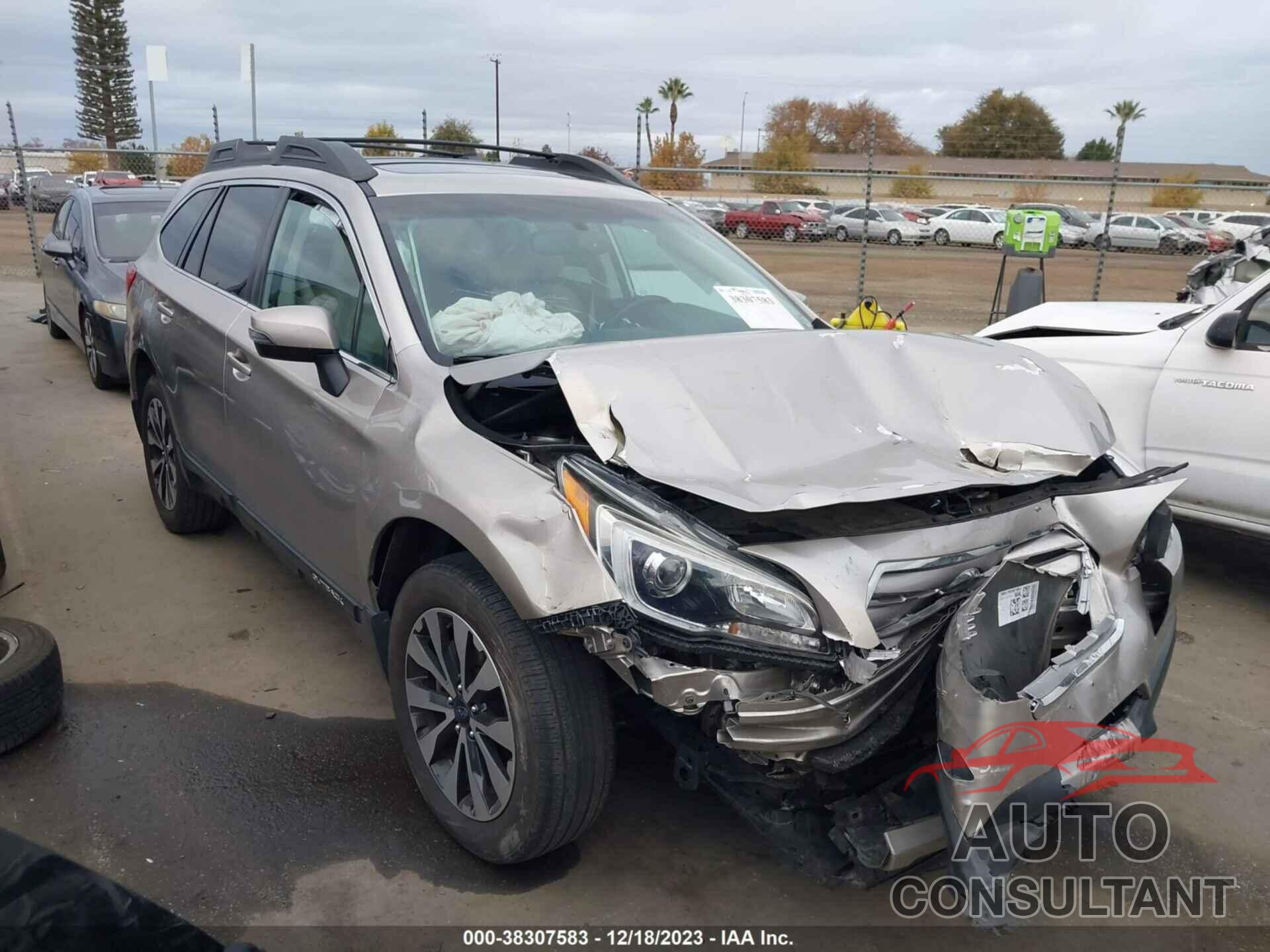 SUBARU OUTBACK 2016 - 4S4BSALC1G3323640