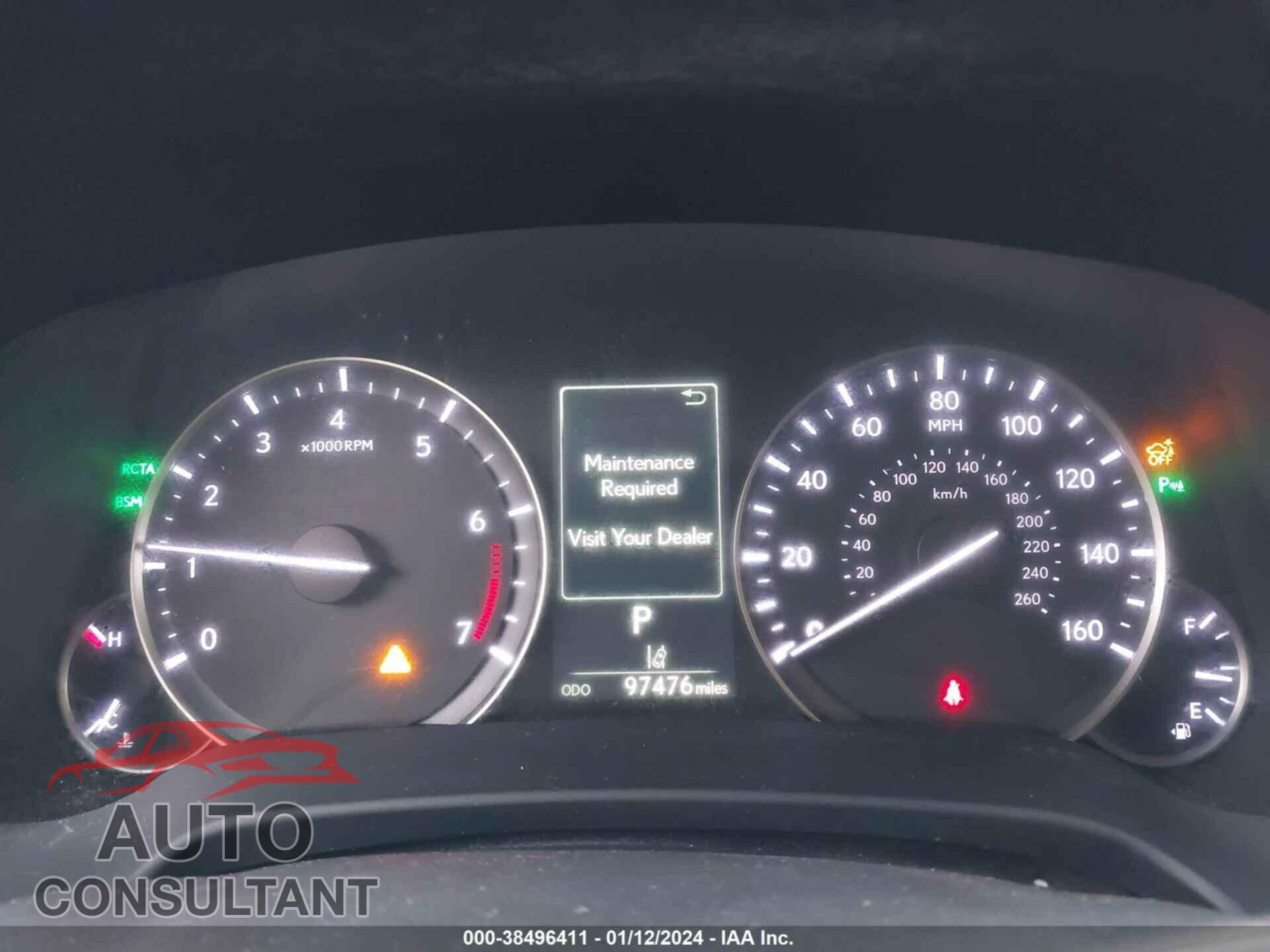 LEXUS RX 2017 - 2T2BZMCA6HC091962