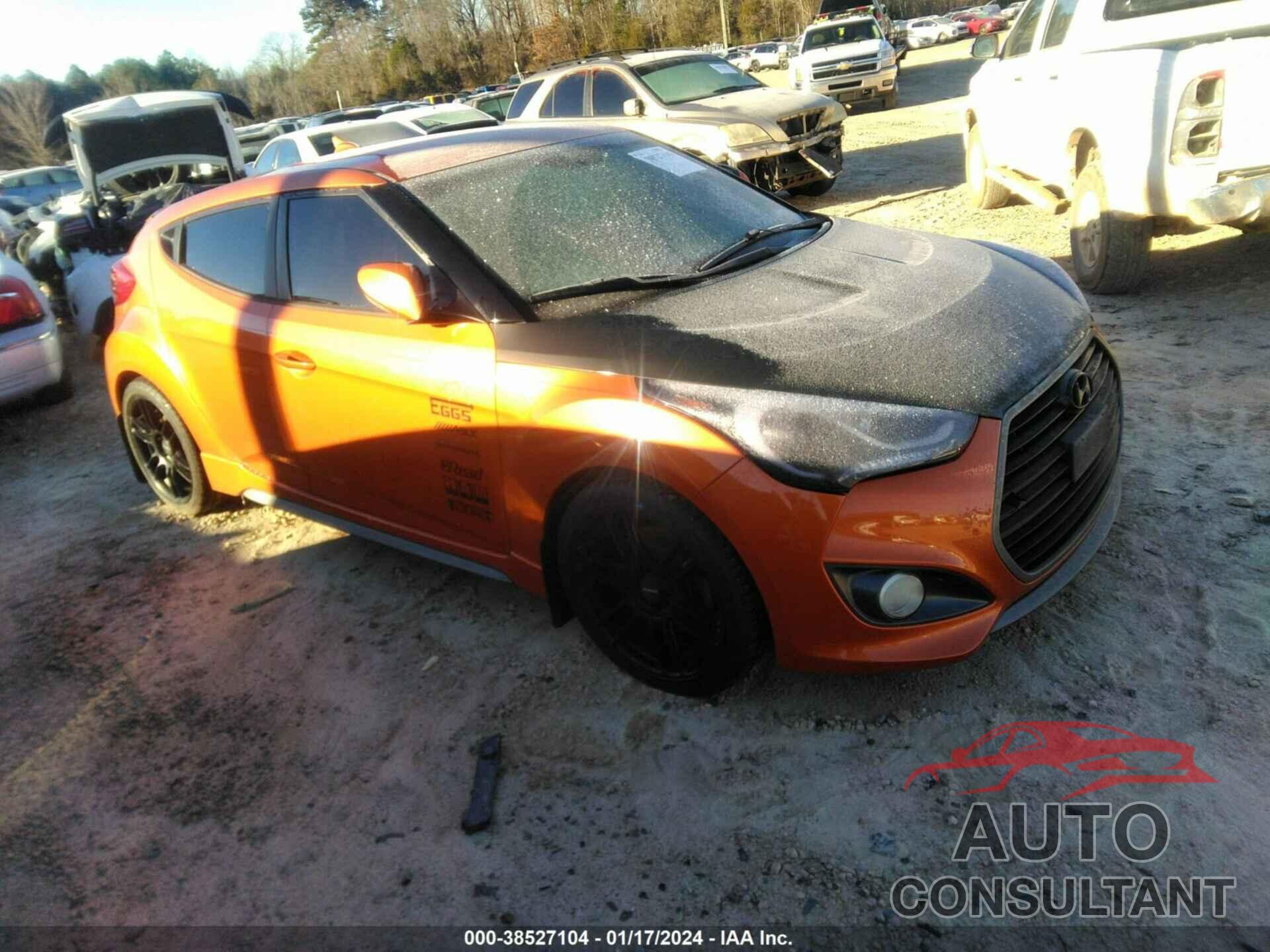 HYUNDAI VELOSTER 2016 - KMHTC6AE5GU258529