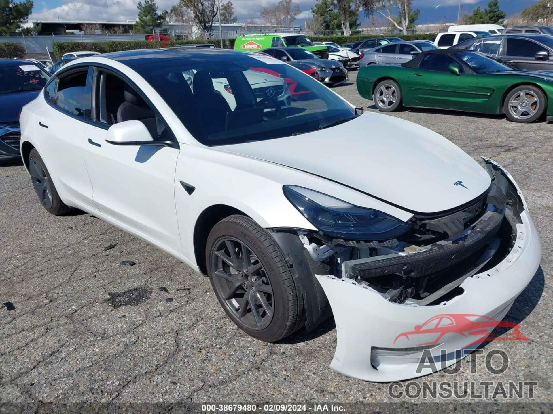 TESLA MODEL 3 2022 - 5YJ3E1EB0NF169538