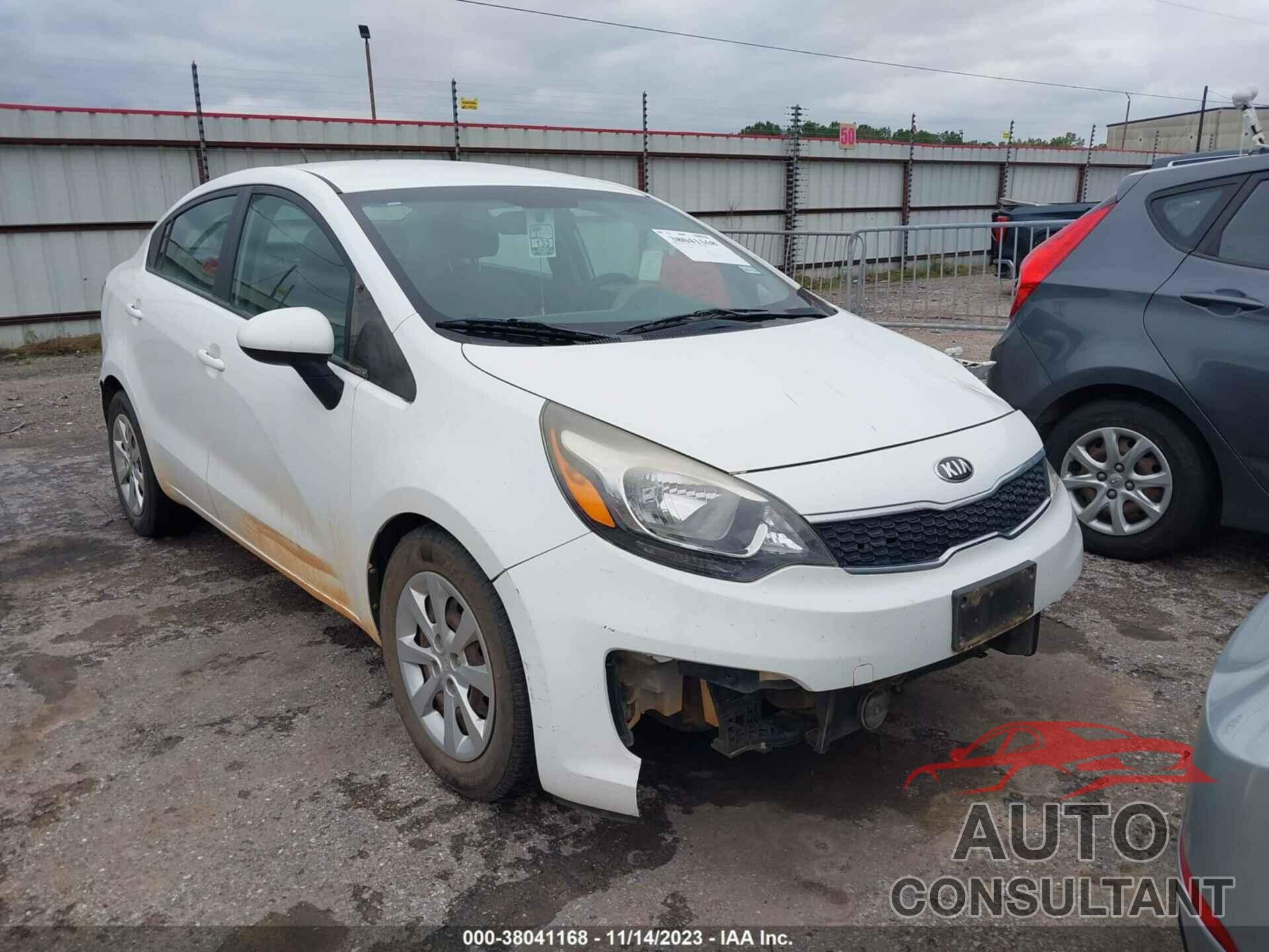 KIA RIO 2016 - KNADN4A31G6663102