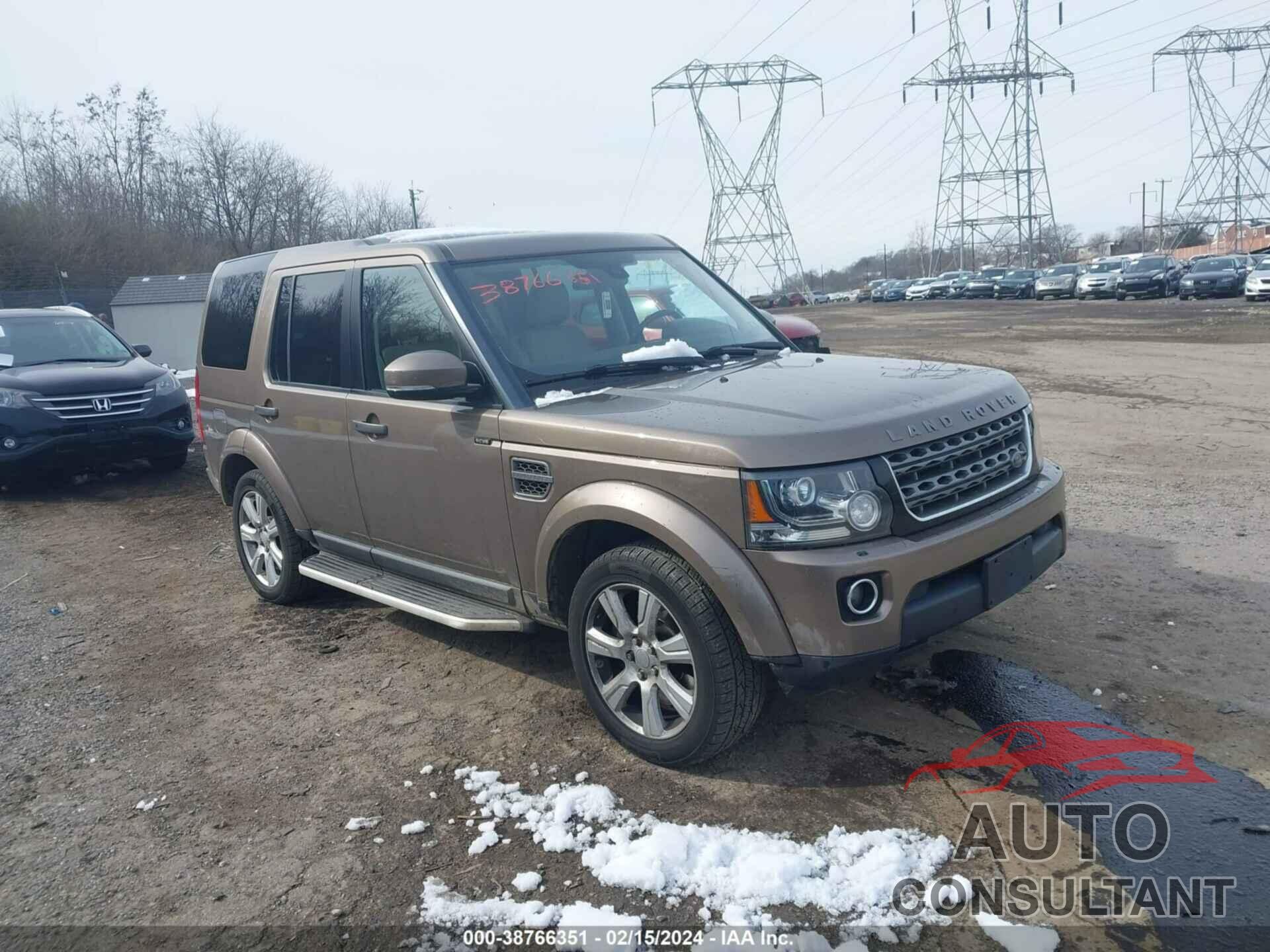 LAND ROVER LR4 2016 - SALAG2V6XGA791644