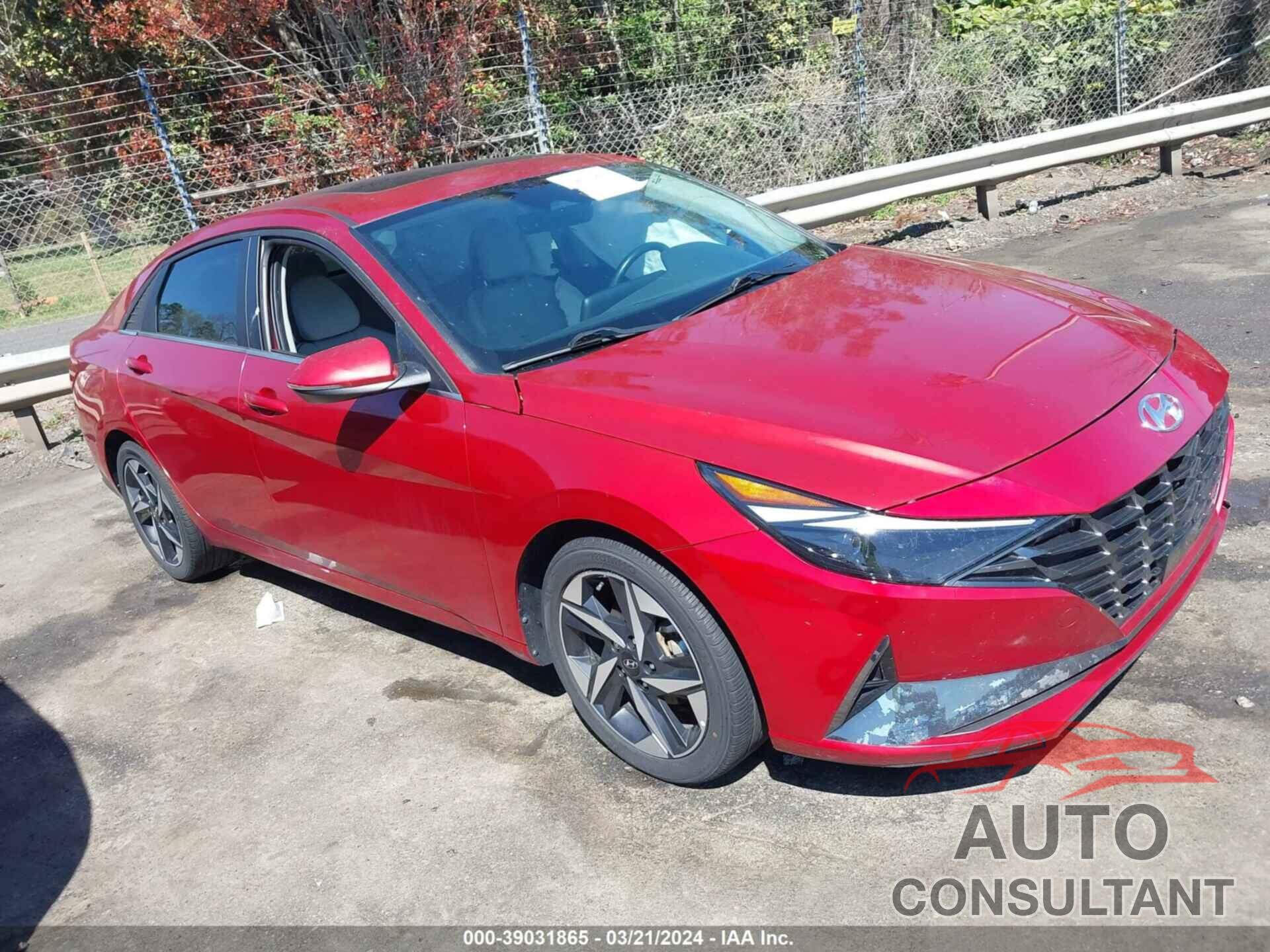 HYUNDAI ELANTRA 2021 - KMHLP4AG8MU154798