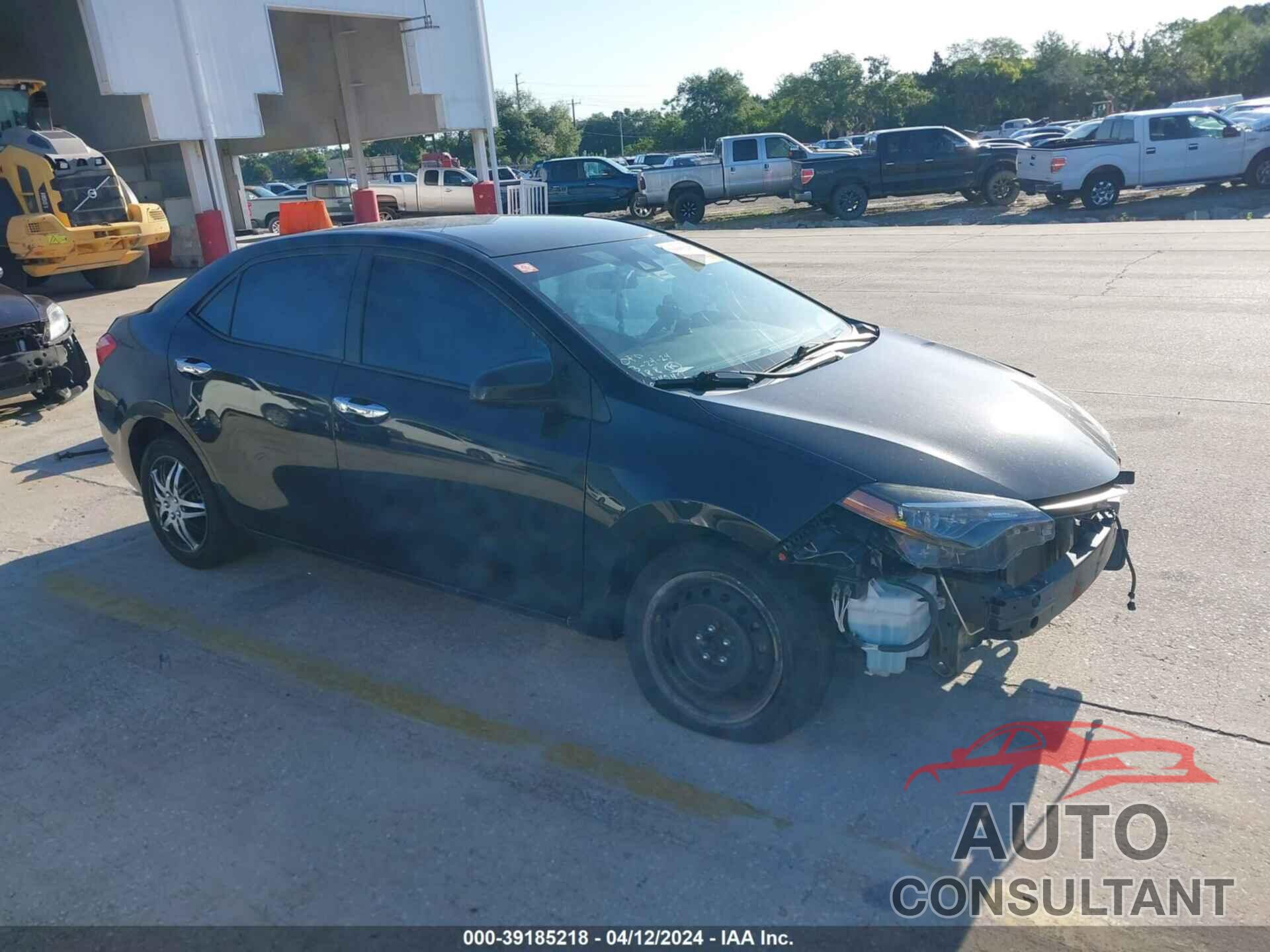 TOYOTA COROLLA 2019 - 5YFBURHE0KP905820