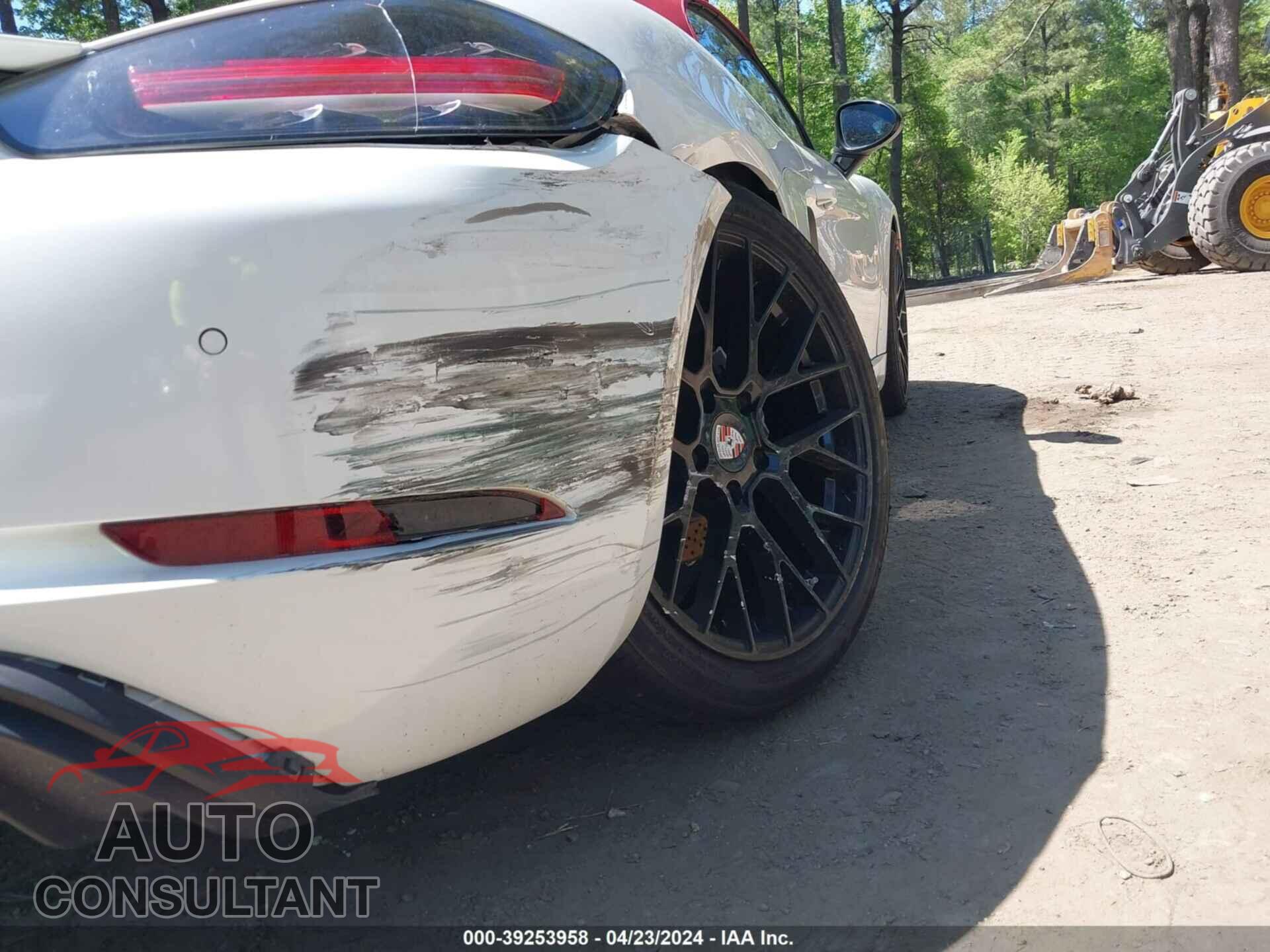 PORSCHE 718 BOXSTER 2017 - WP0CA2A8XHS221440