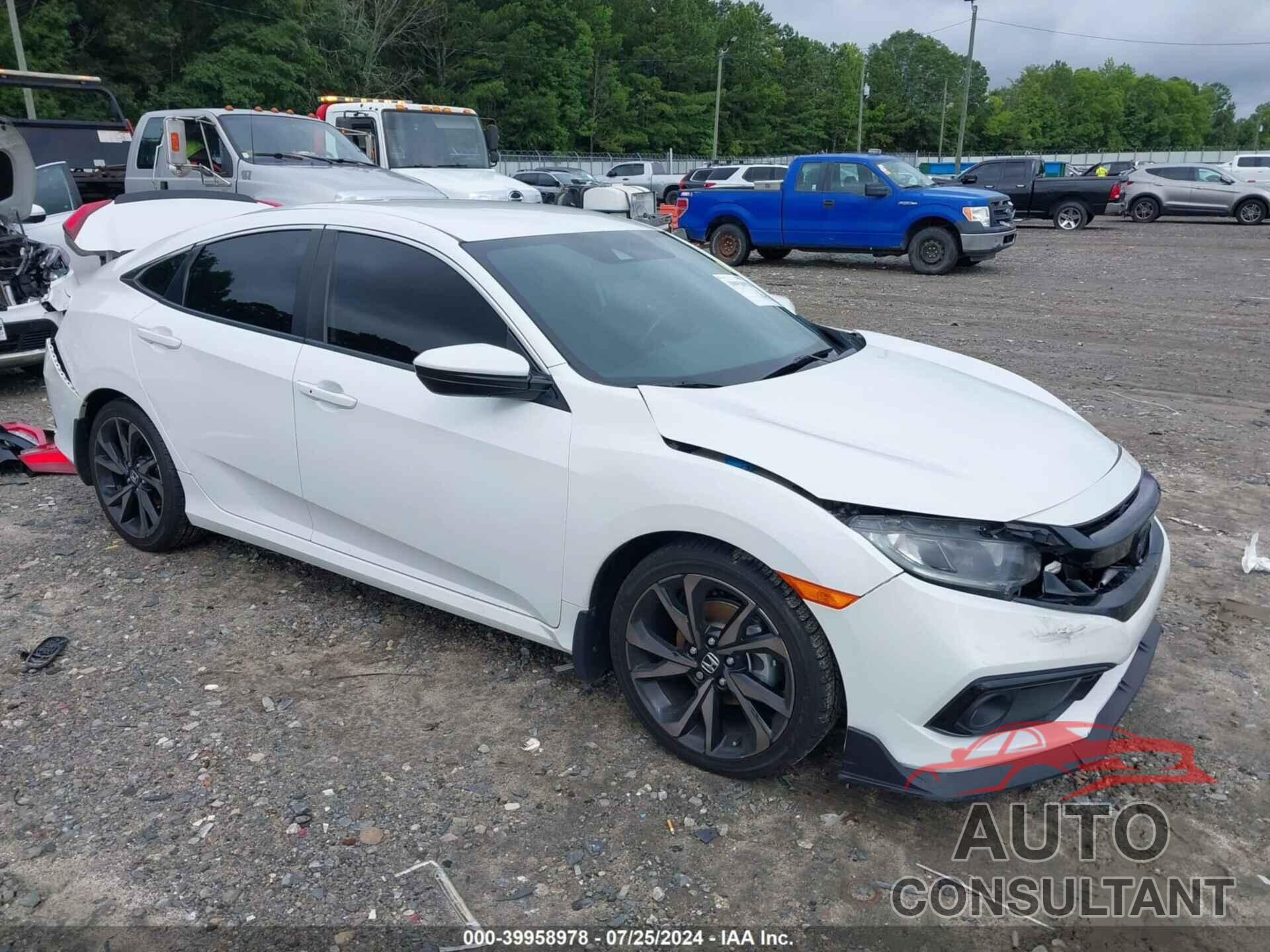 HONDA CIVIC 2019 - 2HGFC2F86KH561376