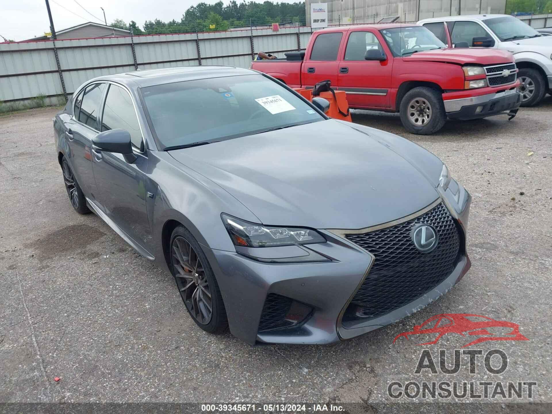 LEXUS GS F 2016 - JTHBP1BL5GA001830