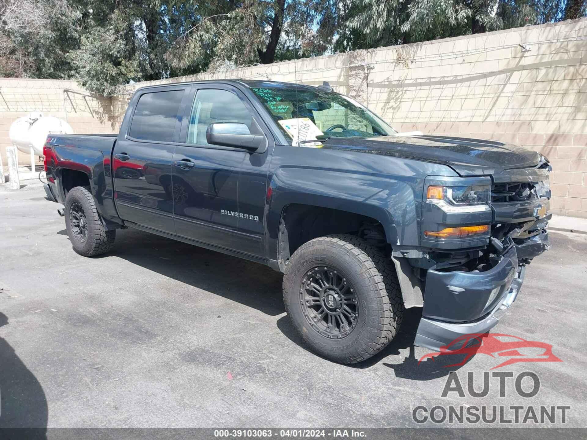 CHEVROLET SILVERADO 2018 - 3GCUKREC8JG417754