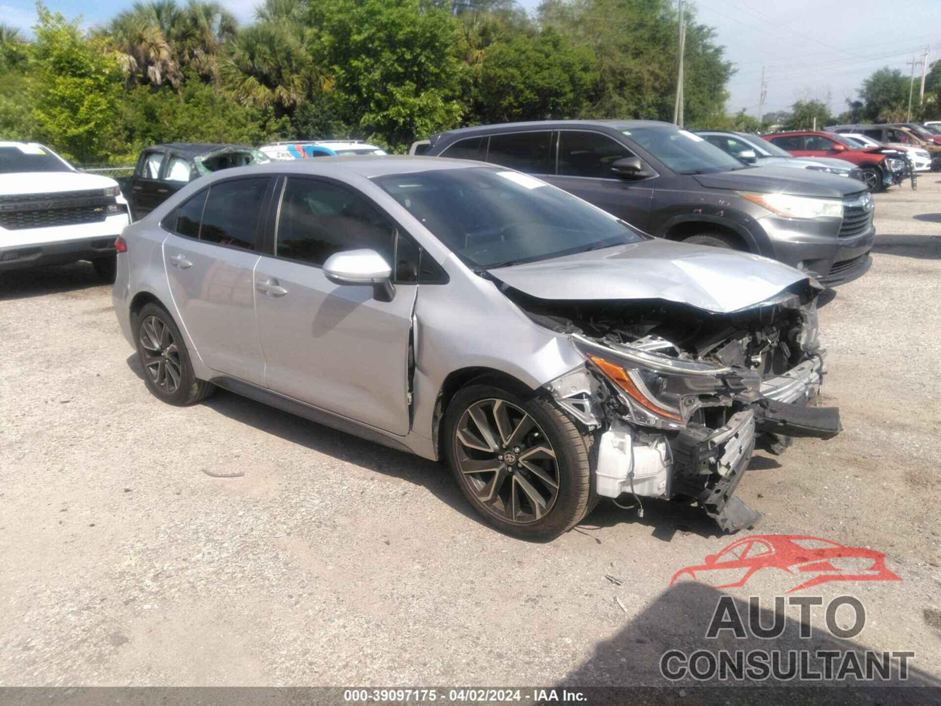 TOYOTA COROLLA 2021 - JTDS4MCE0MJ068228