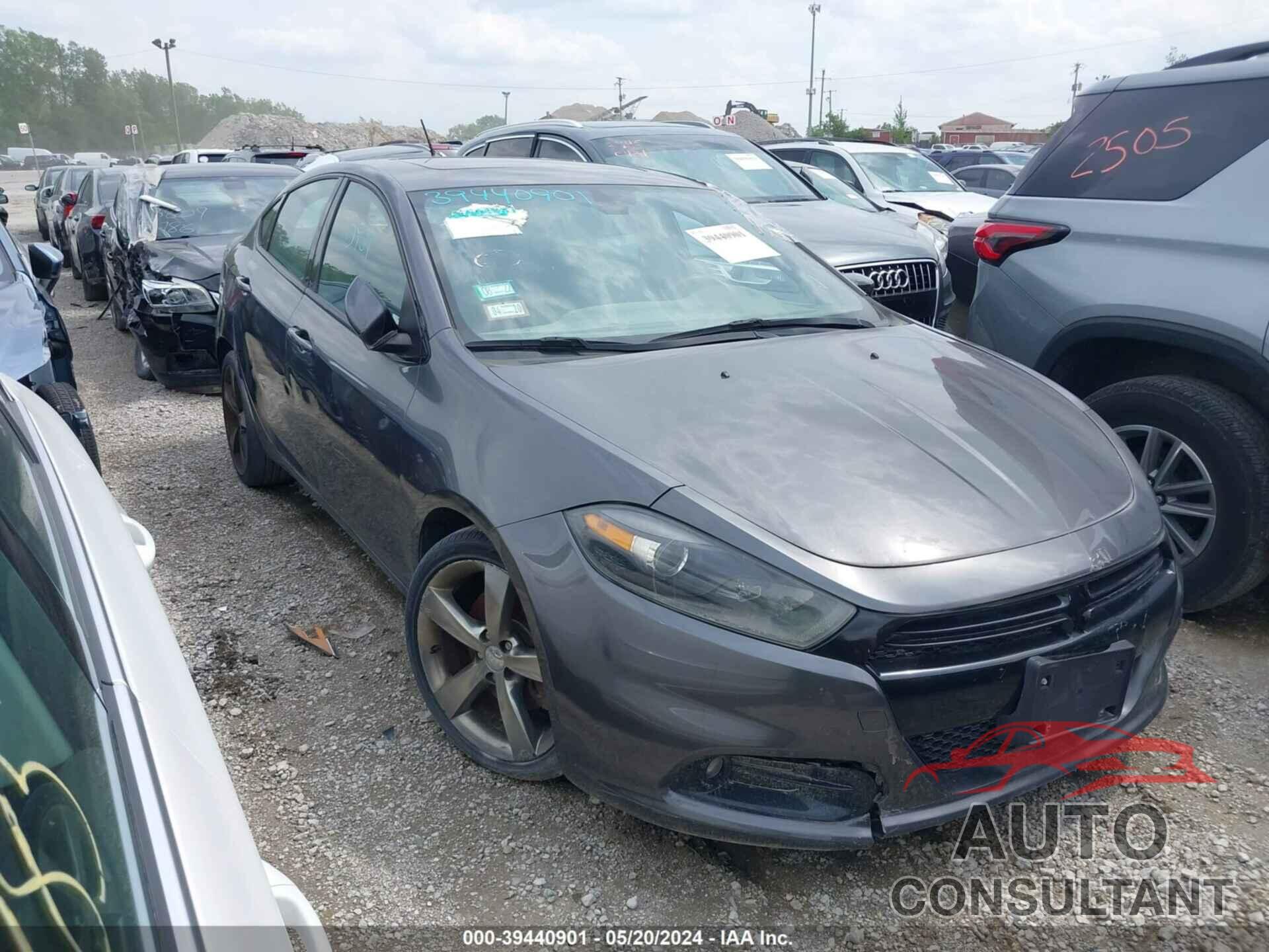 DODGE DART 2015 - 1C3CDFBB4FD166160