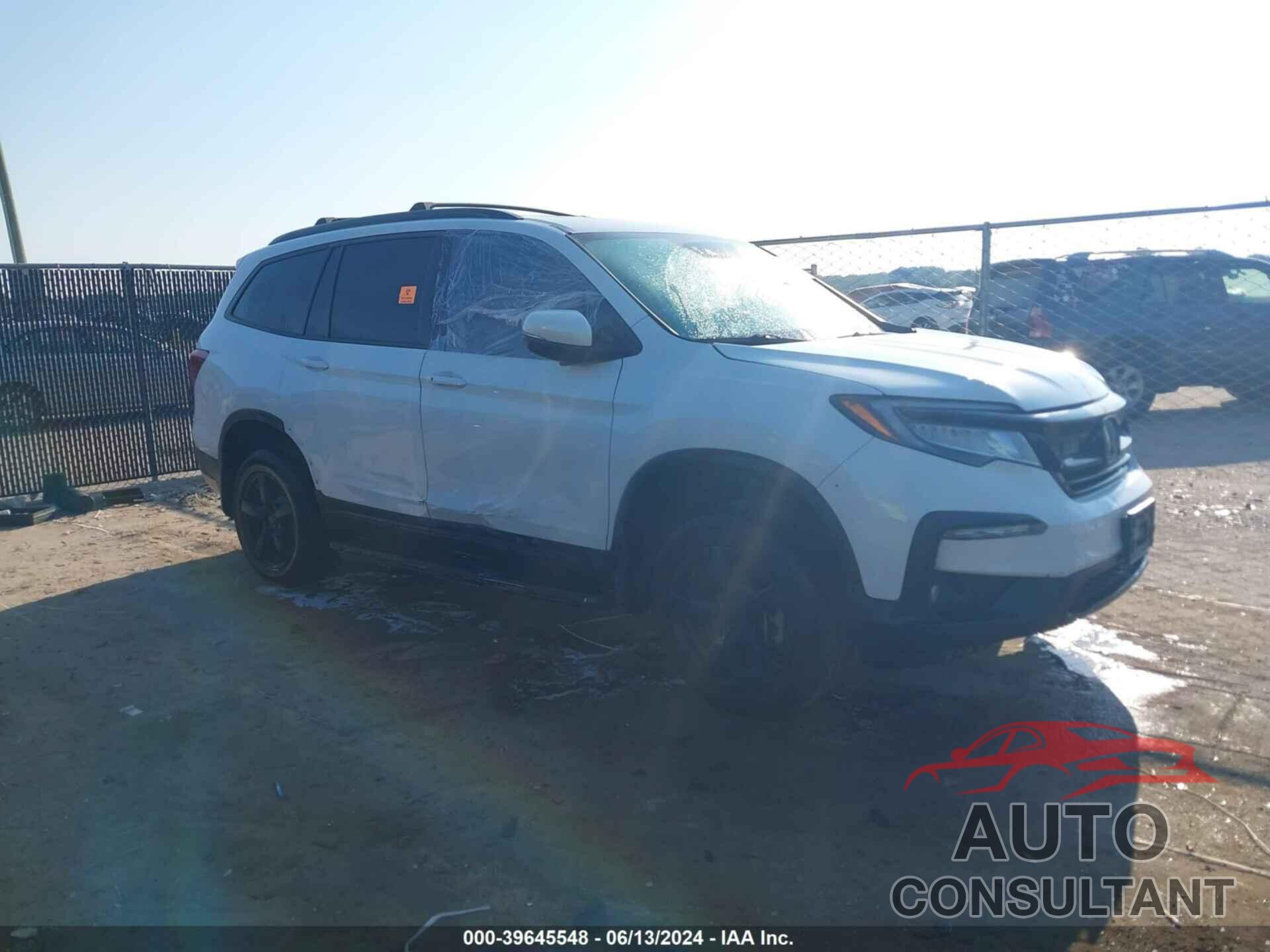 HONDA PILOT 2021 - 5FNYF6H72MB010378