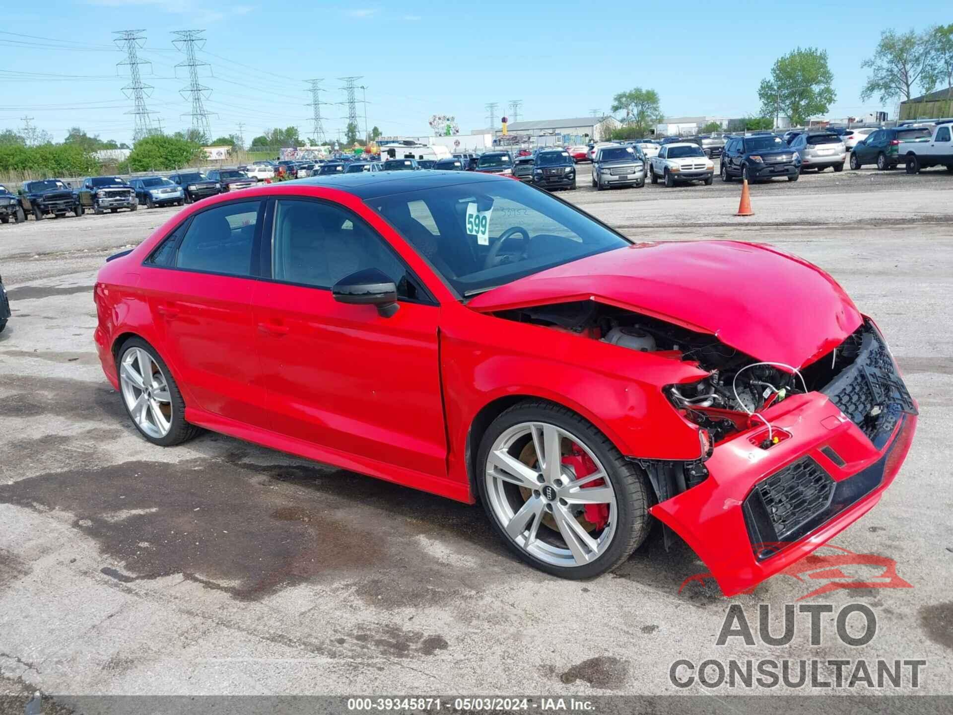 AUDI RS 3 2018 - WUABWGFF6J1904302