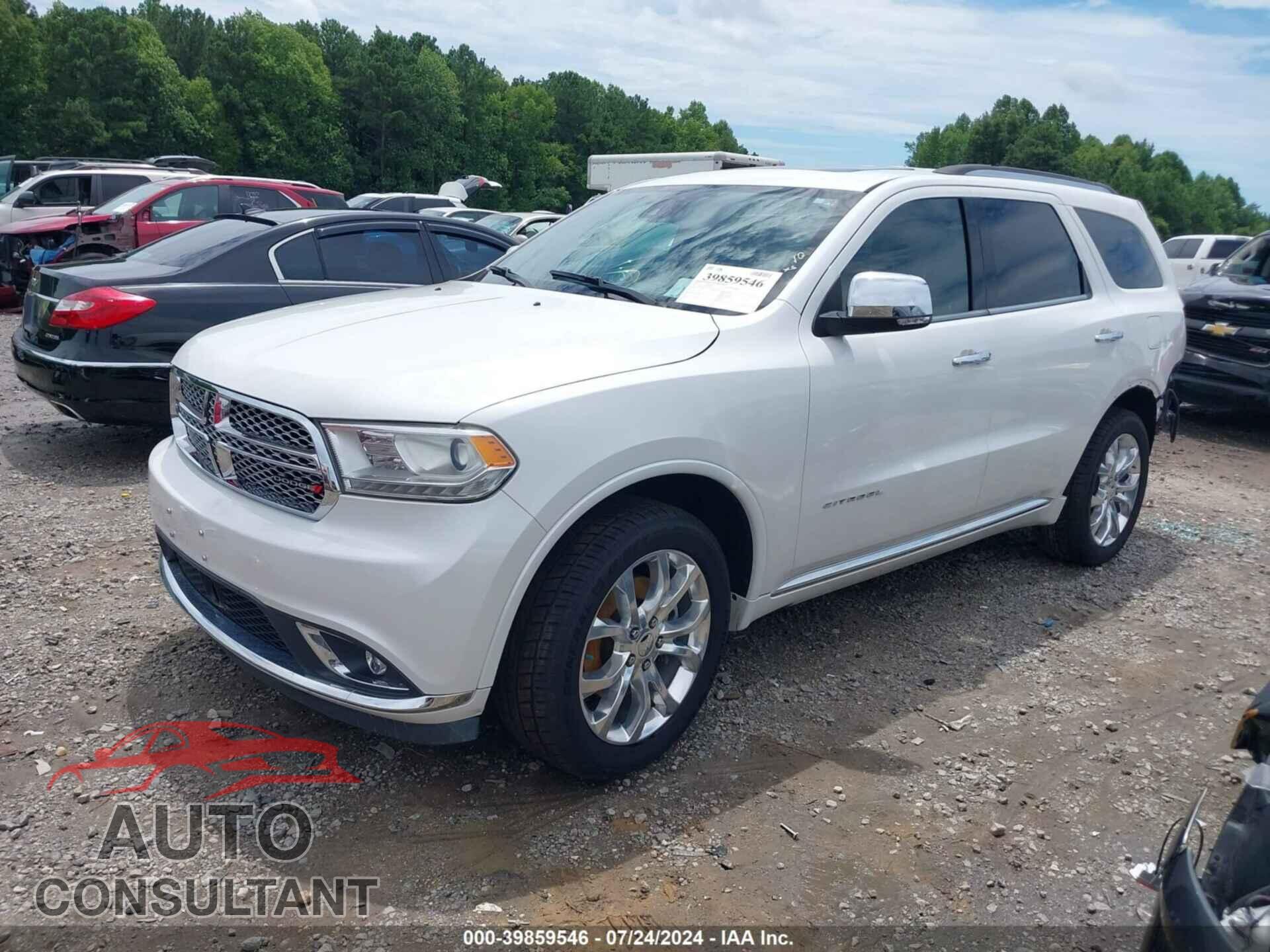 DODGE DURANGO 2017 - 1C4RDJEG7HC691321
