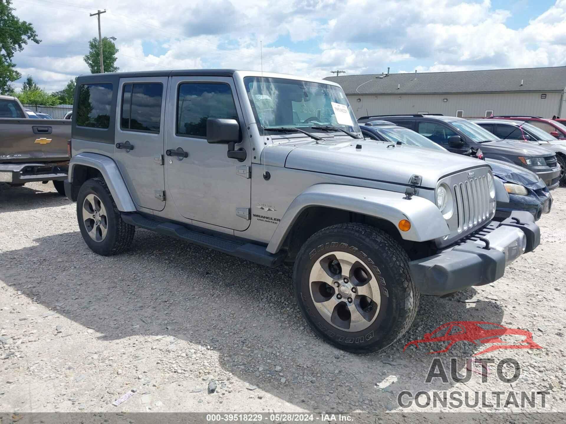 JEEP WRANGLER UNLIMITED 2017 - 1C4BJWEG8HL582647