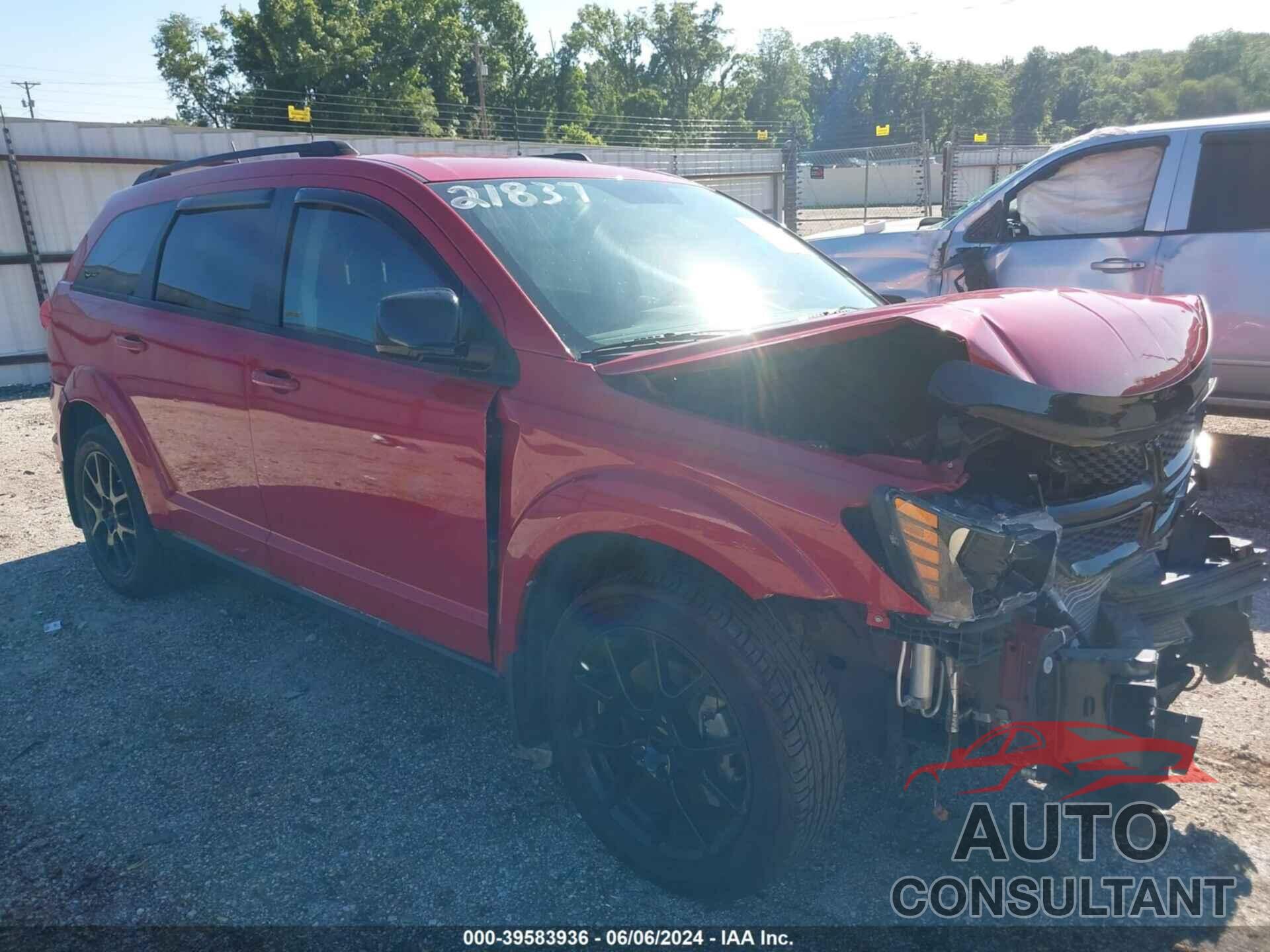 DODGE JOURNEY 2017 - 3C4PDCBG3HT568563