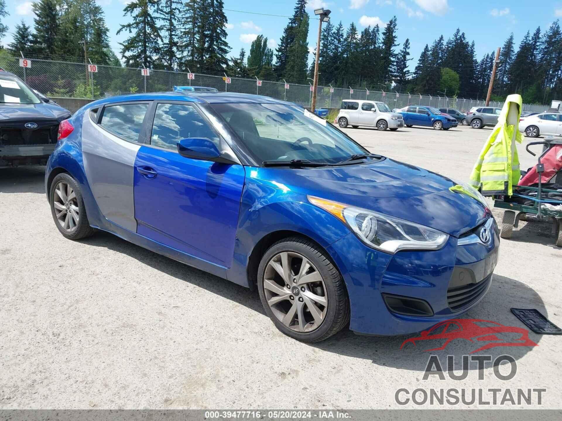 HYUNDAI VELOSTER 2016 - KMHTC6AD2GU275537