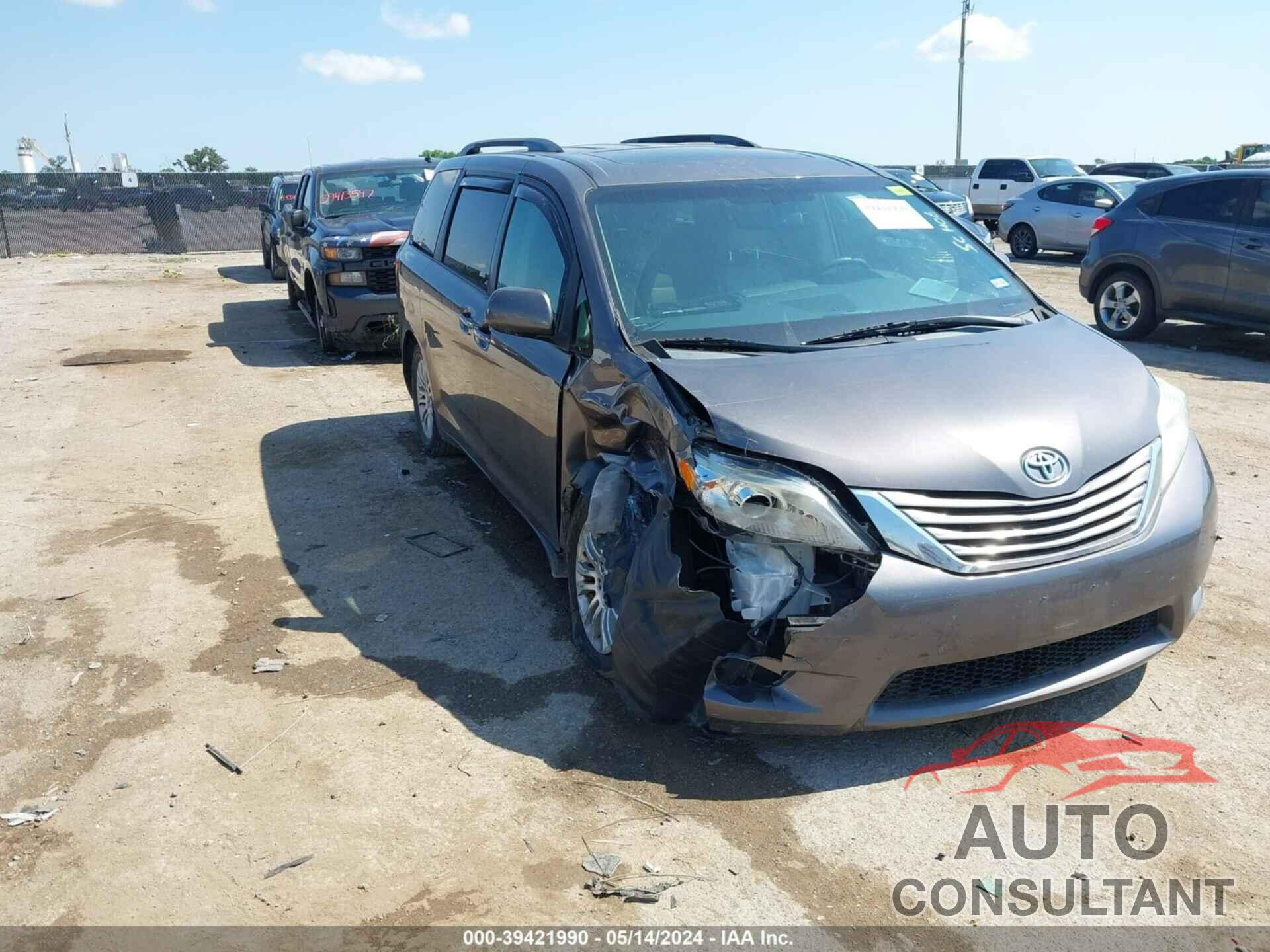 TOYOTA SIENNA 2016 - 5TDYK3DC1GS708767