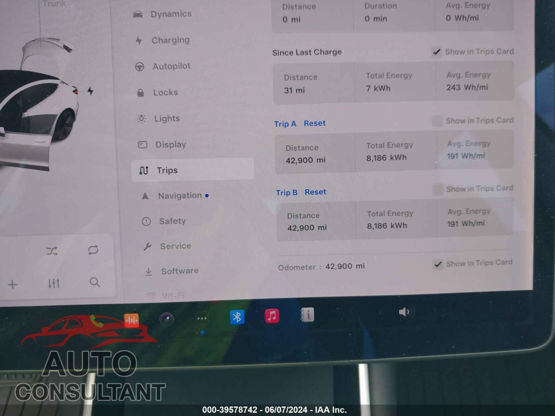 TESLA MODEL 3 2020 - 5YJ3E1EA2LF737454