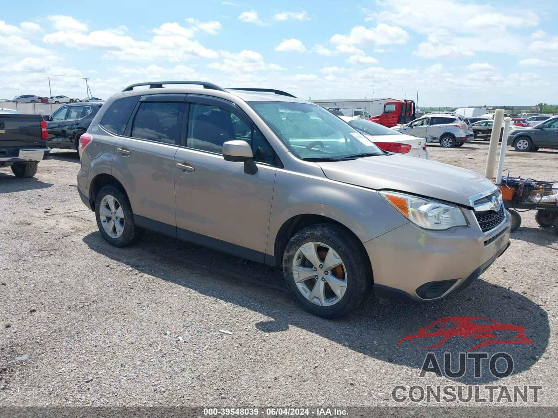 SUBARU FORESTER 2016 - JF2SJADCXGH519277