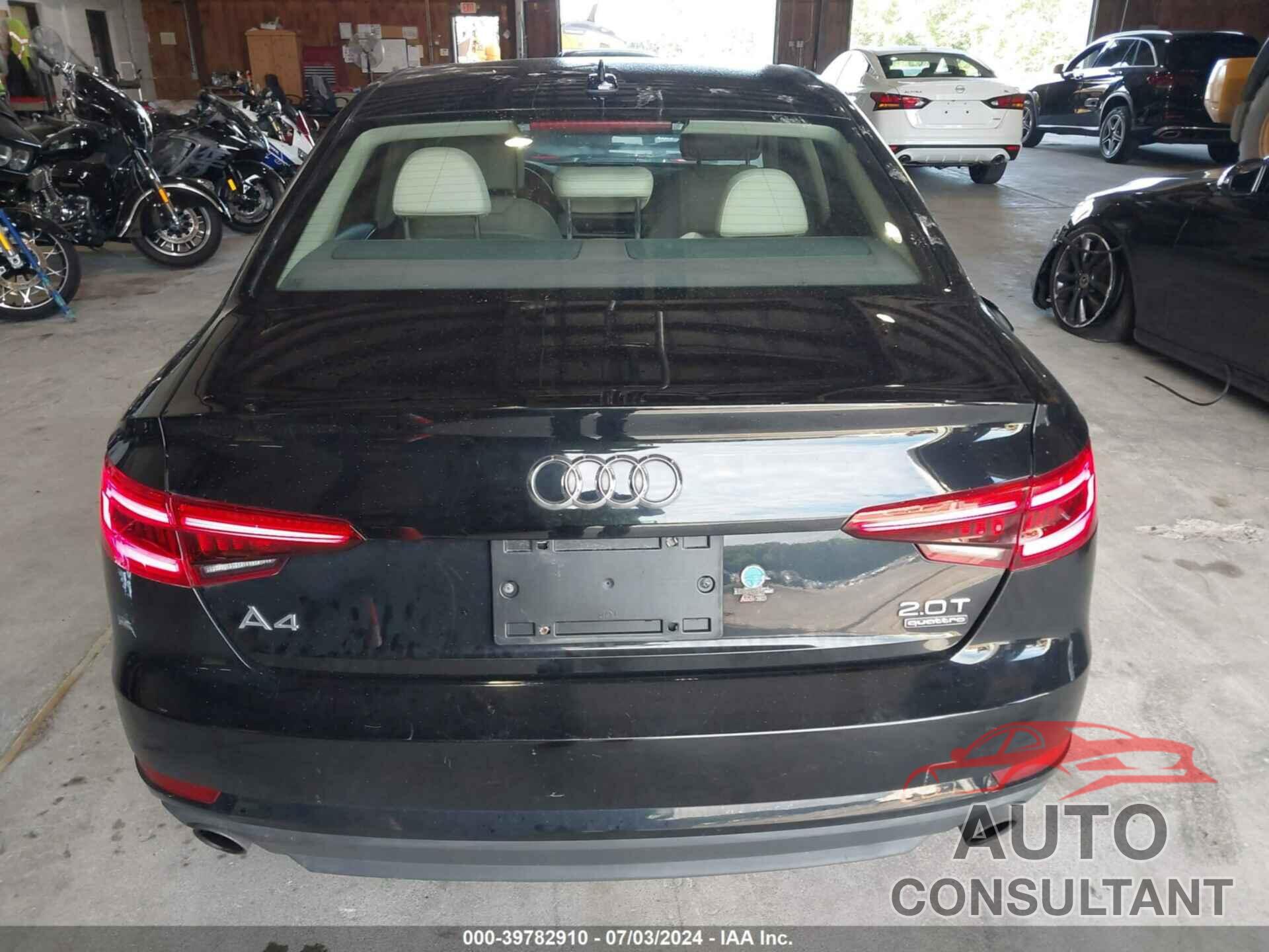 AUDI A4 2017 - WAUANAF43HN030644