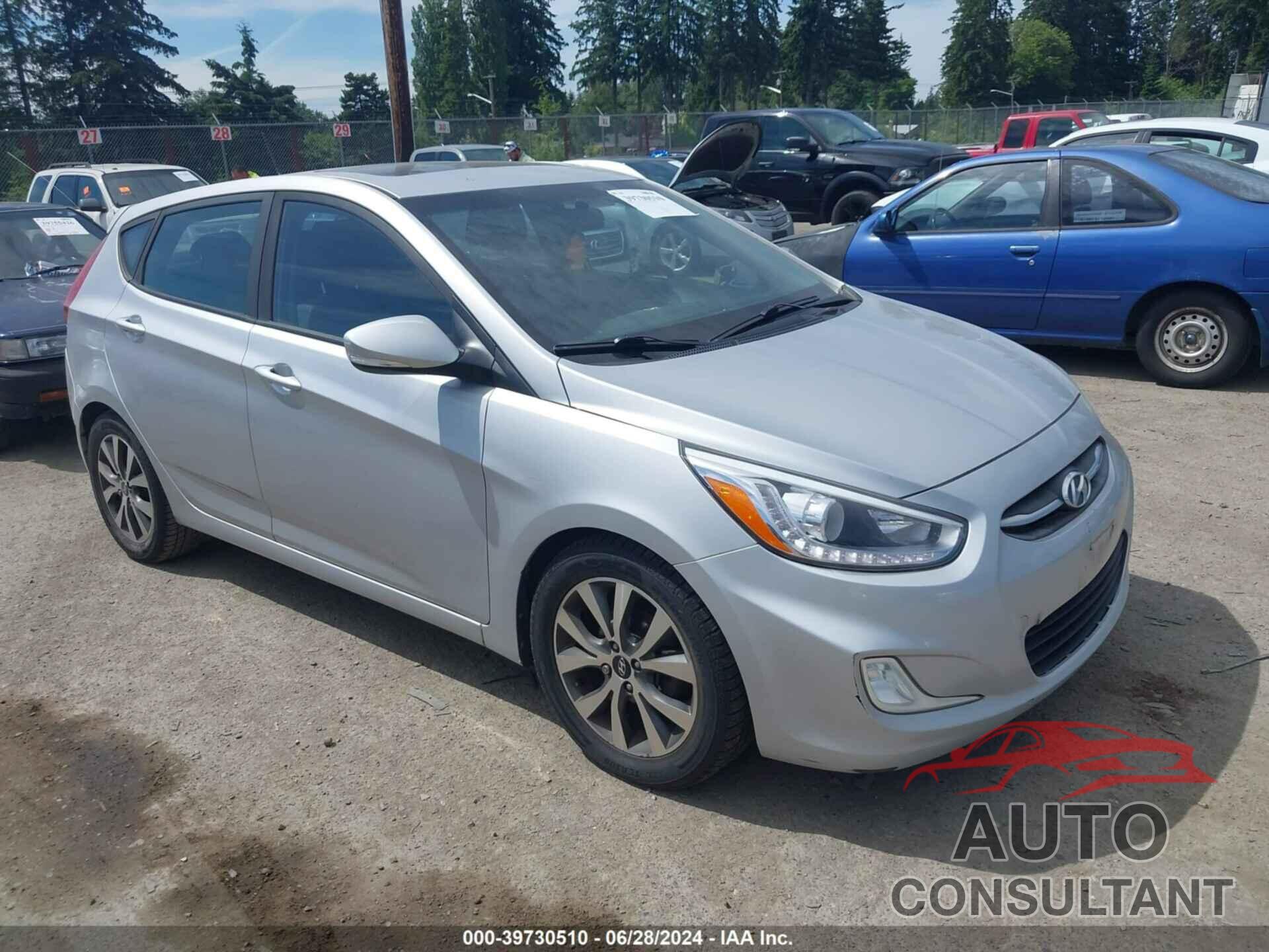 HYUNDAI ACCENT 2016 - KMHCU5AE5GU284202