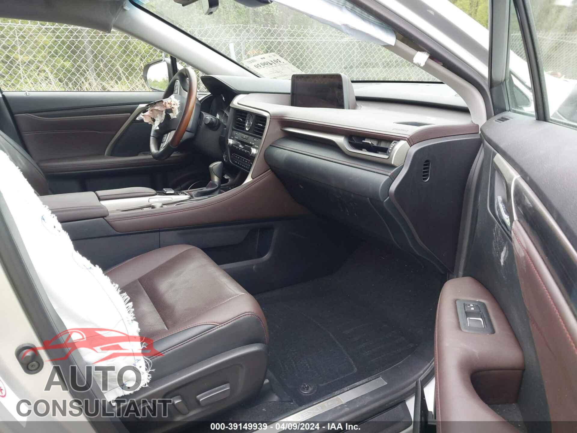 LEXUS RX 2017 - 2T2ZZMCA4HC036196