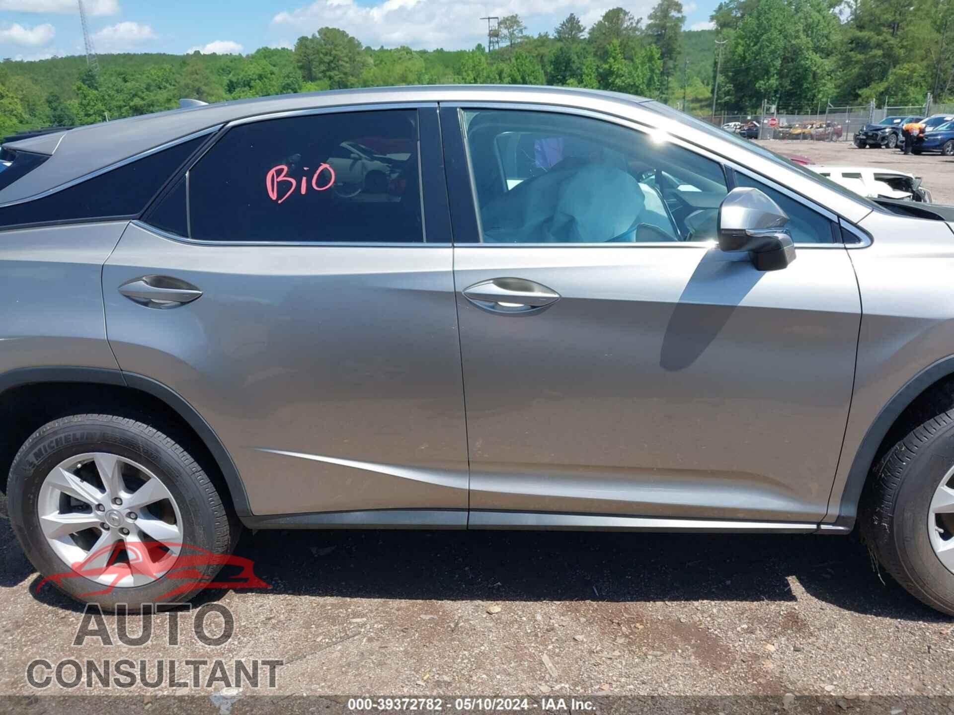 LEXUS RX 2017 - 2T2ZZMCA1HC034583