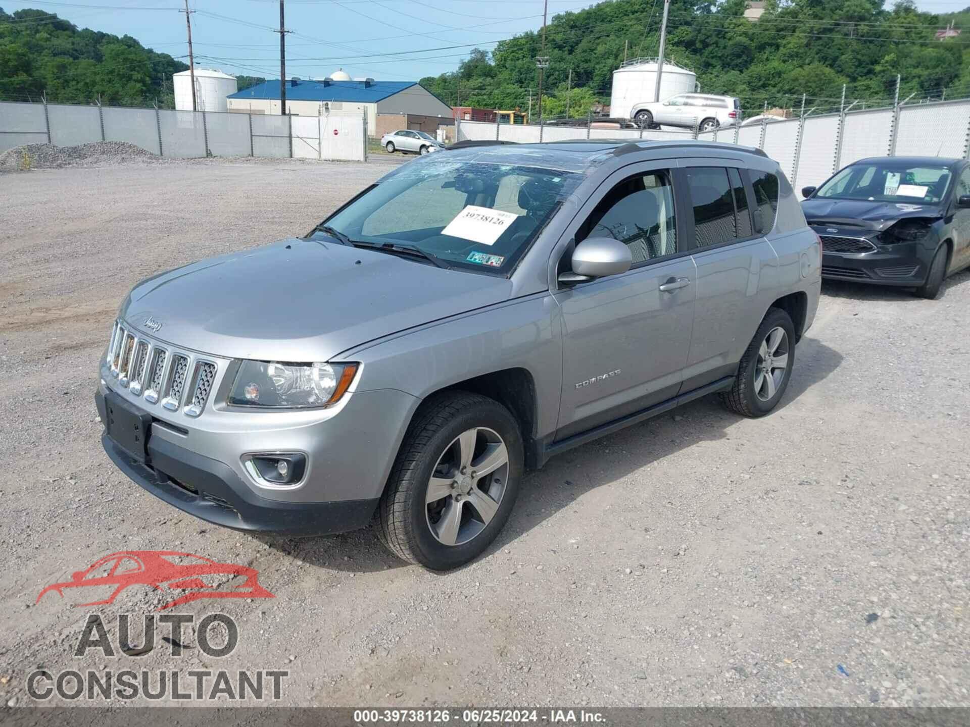 JEEP COMPASS 2017 - 1C4NJDEB7HD126557