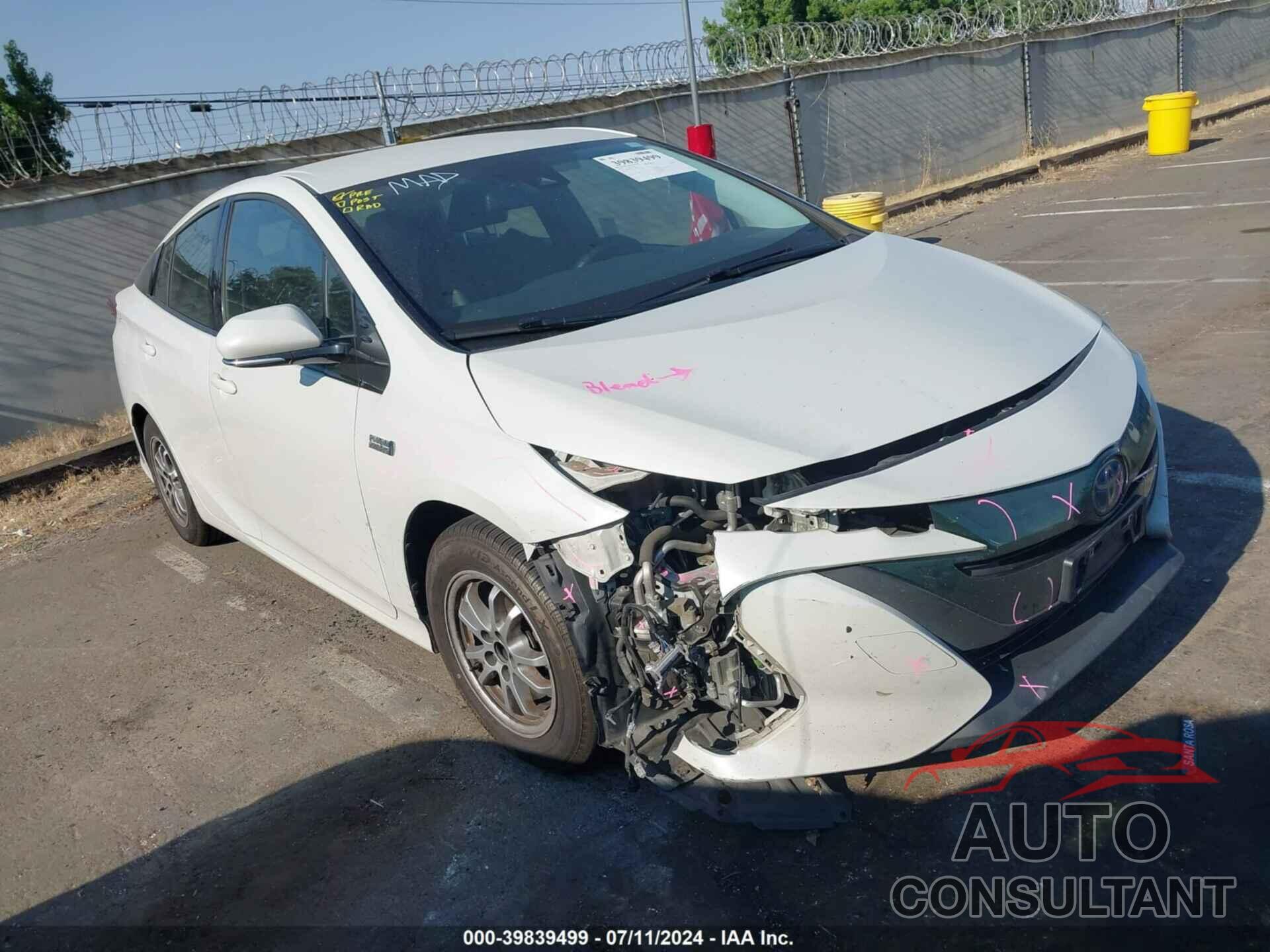 TOYOTA PRIUS PRIME 2019 - JTDKARFP7K3109698