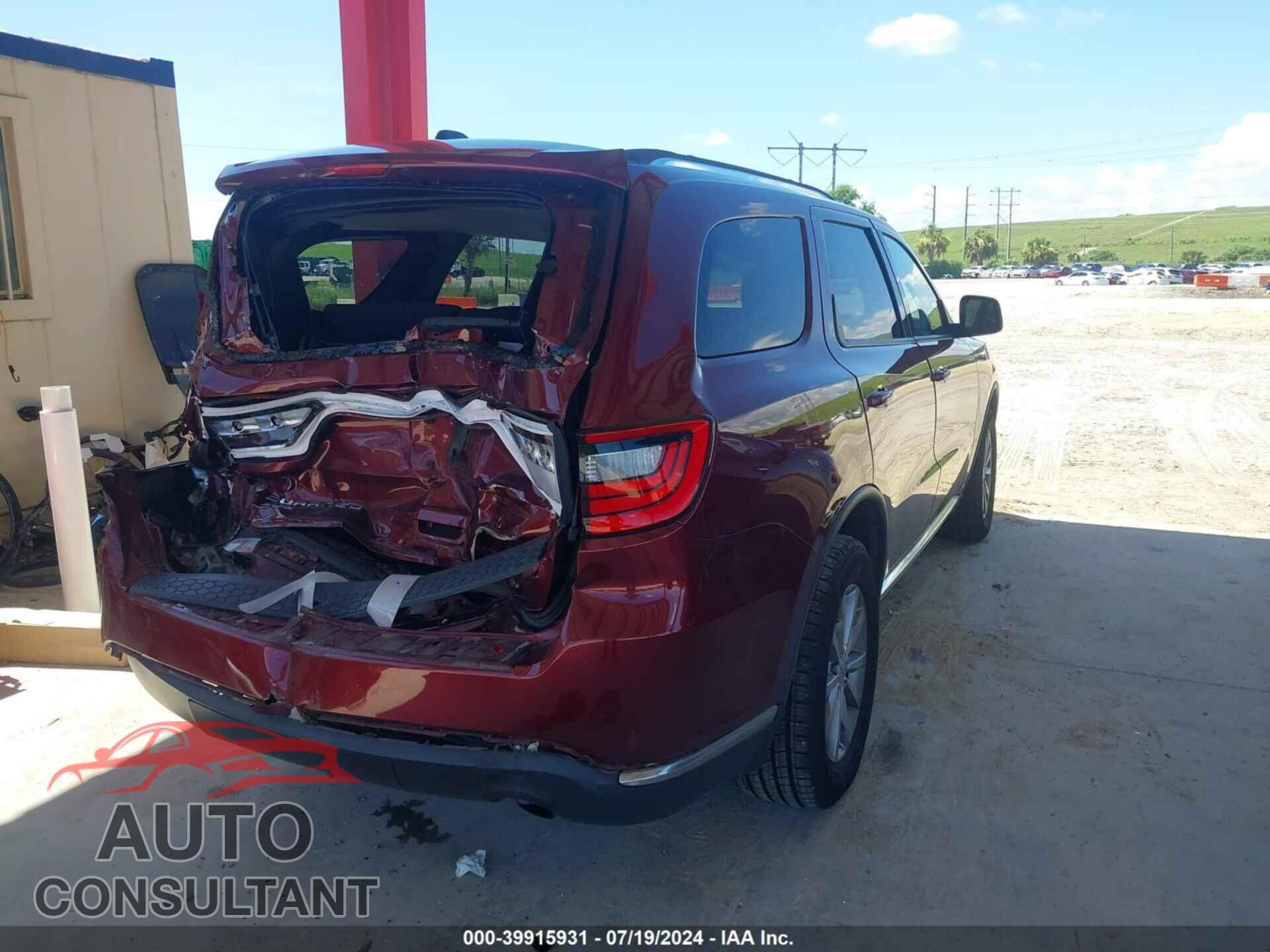 DODGE DURANGO 2016 - 1C4RDJAGXGC387324