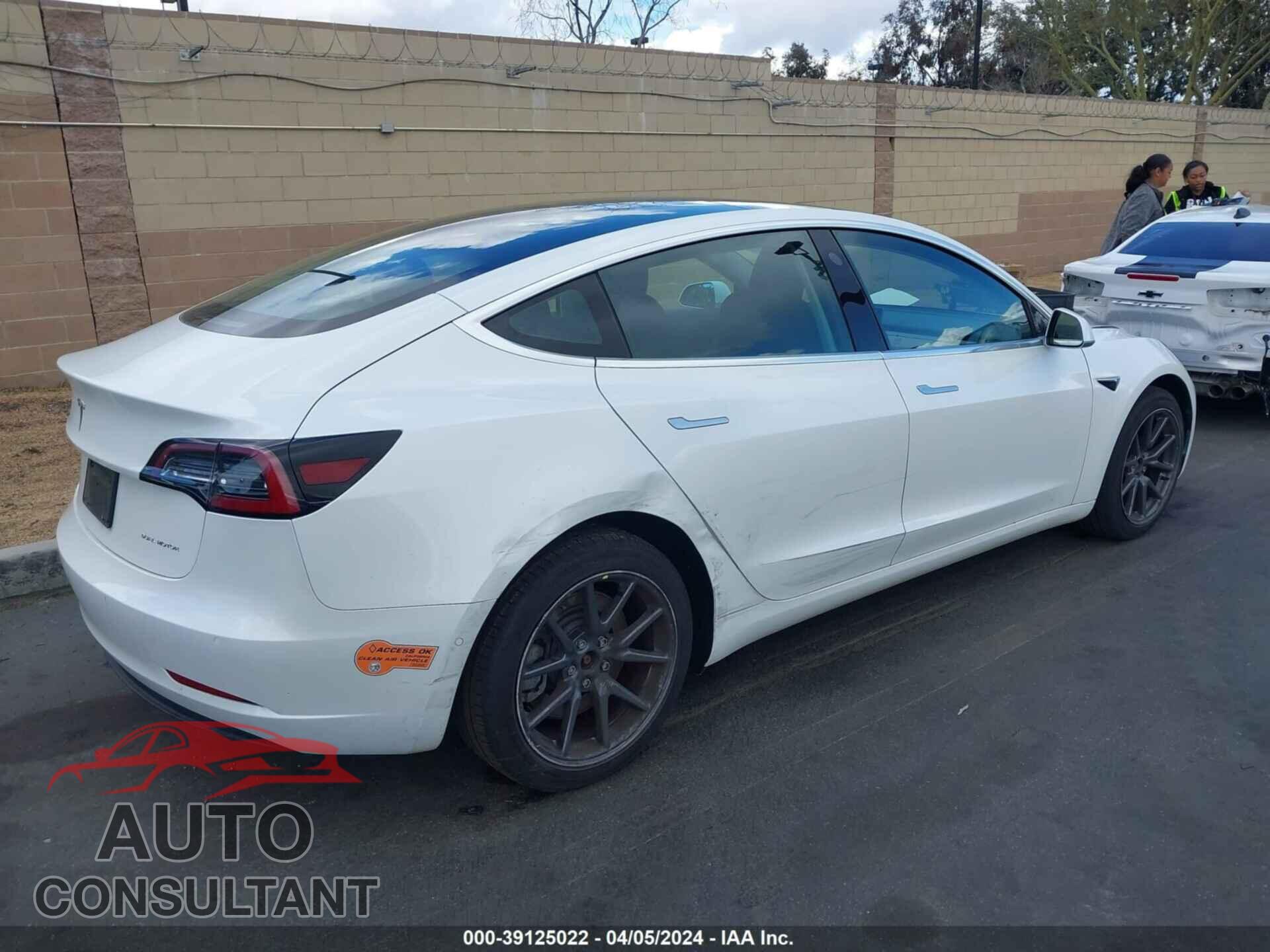 TESLA MODEL 3 2020 - 5YJ3E1EB8LF619286