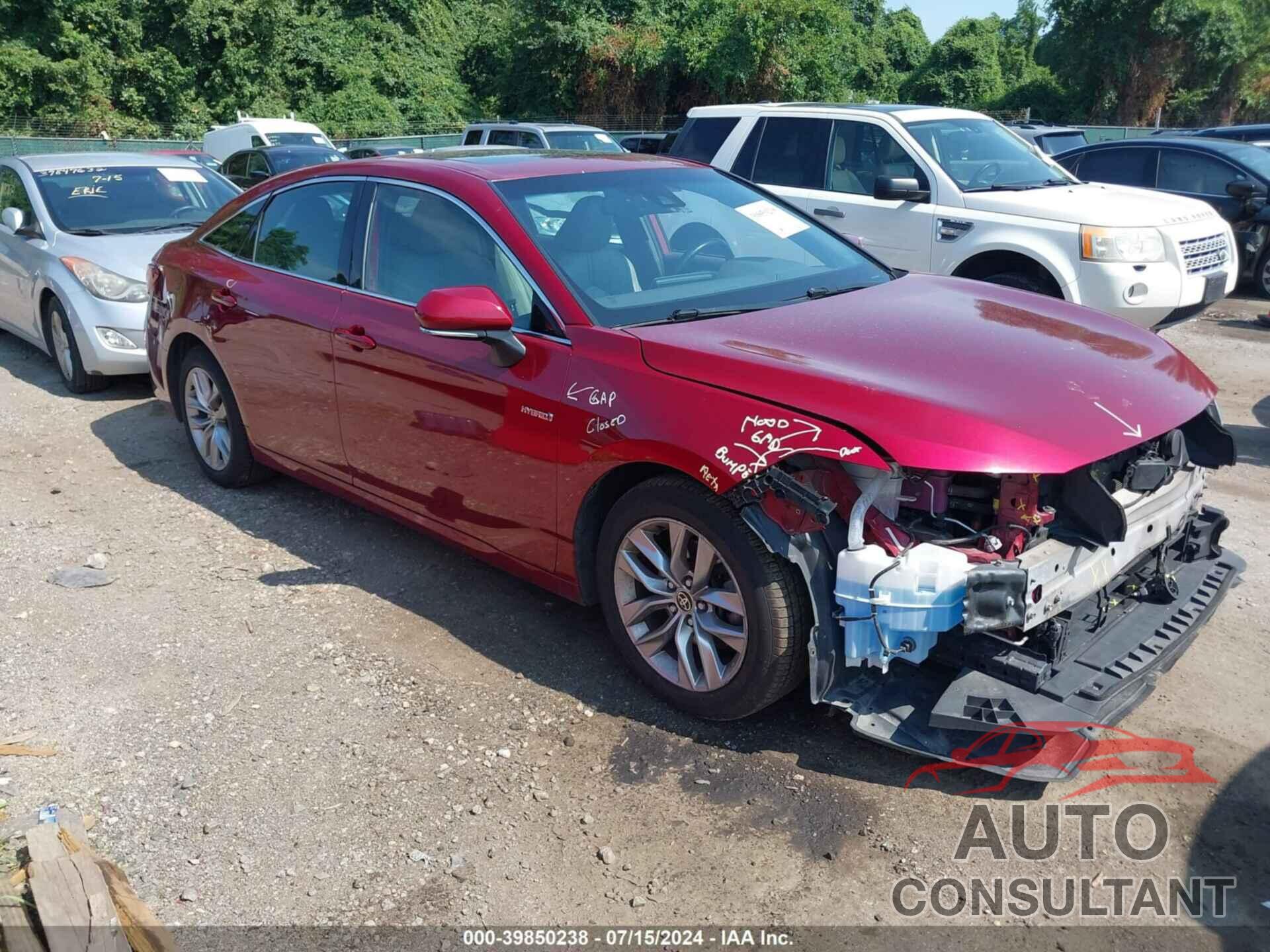 TOYOTA AVALON 2021 - 4T1AA1AB5MU008967