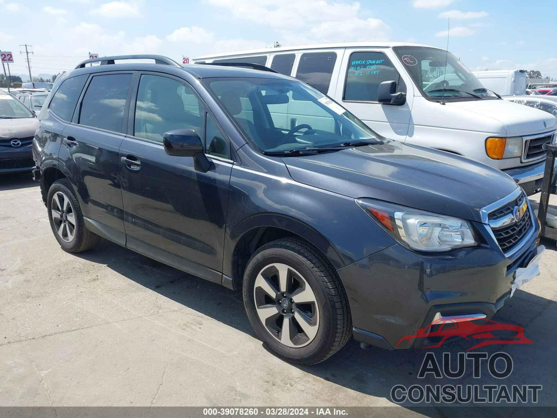 SUBARU FORESTER 2018 - JF2SJAGC8JH481874