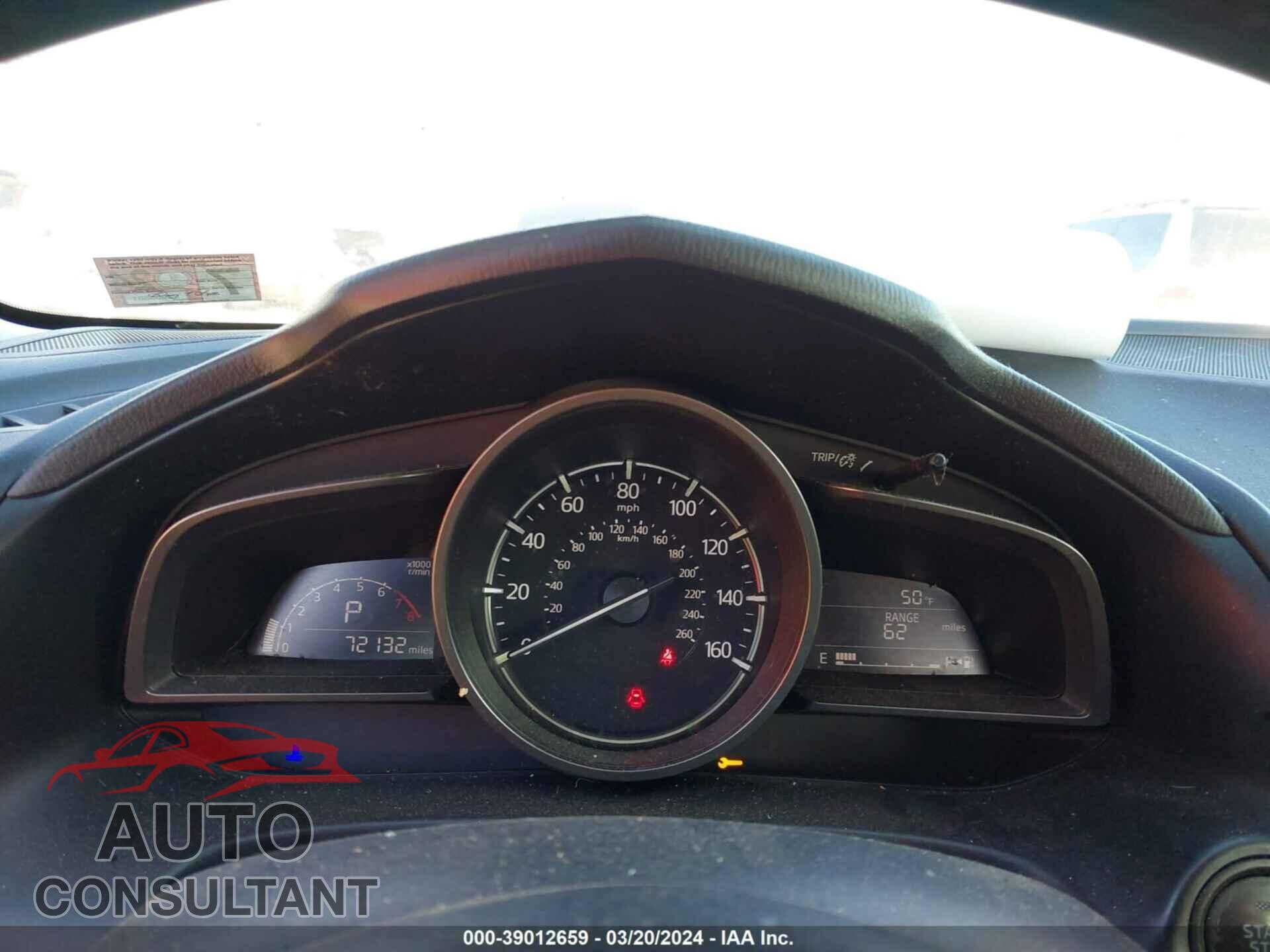 MAZDA 3 2017 - 3MZBN1V70HM124698