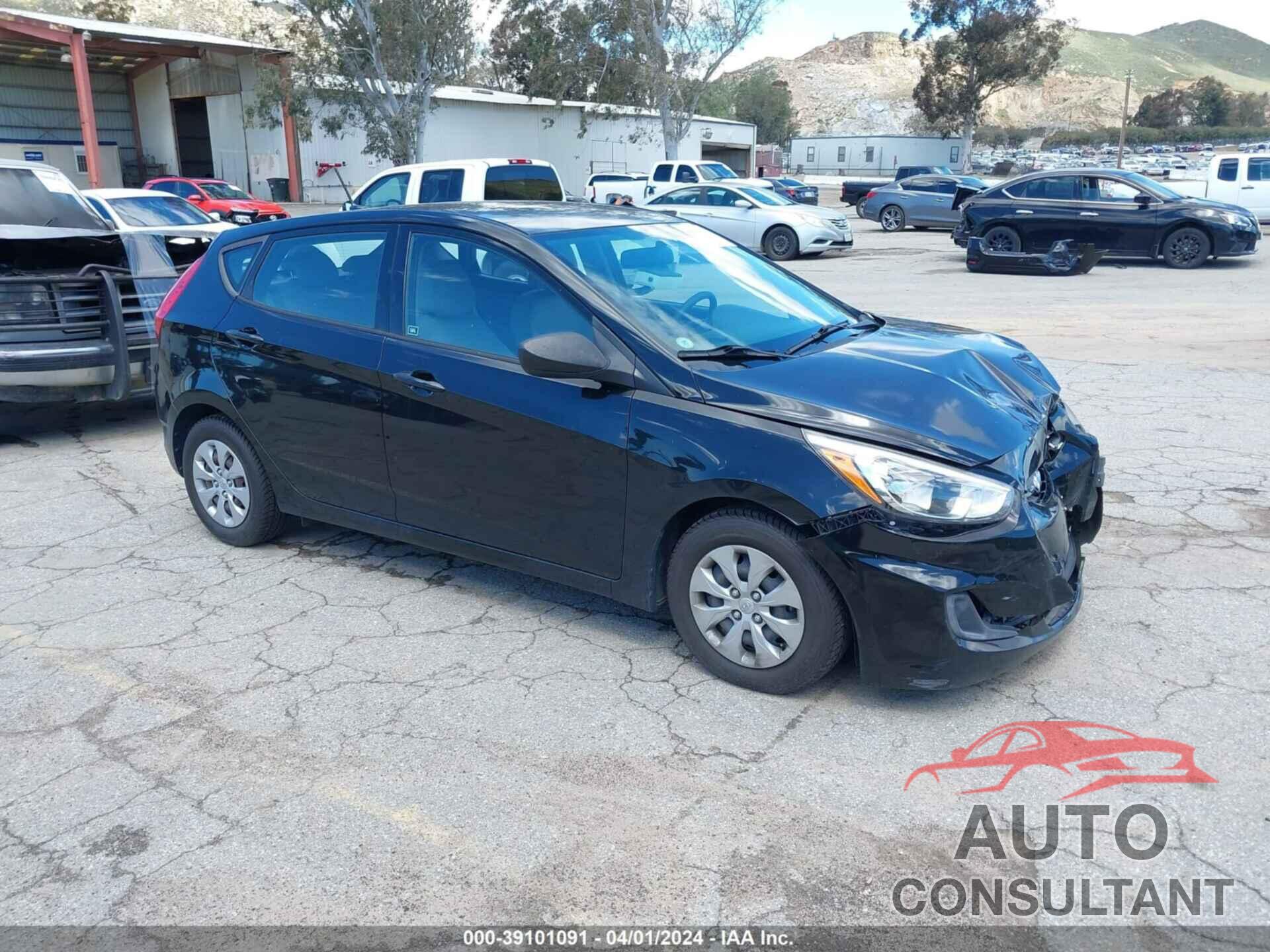 HYUNDAI ACCENT 2017 - KMHCT5AE9HU362985