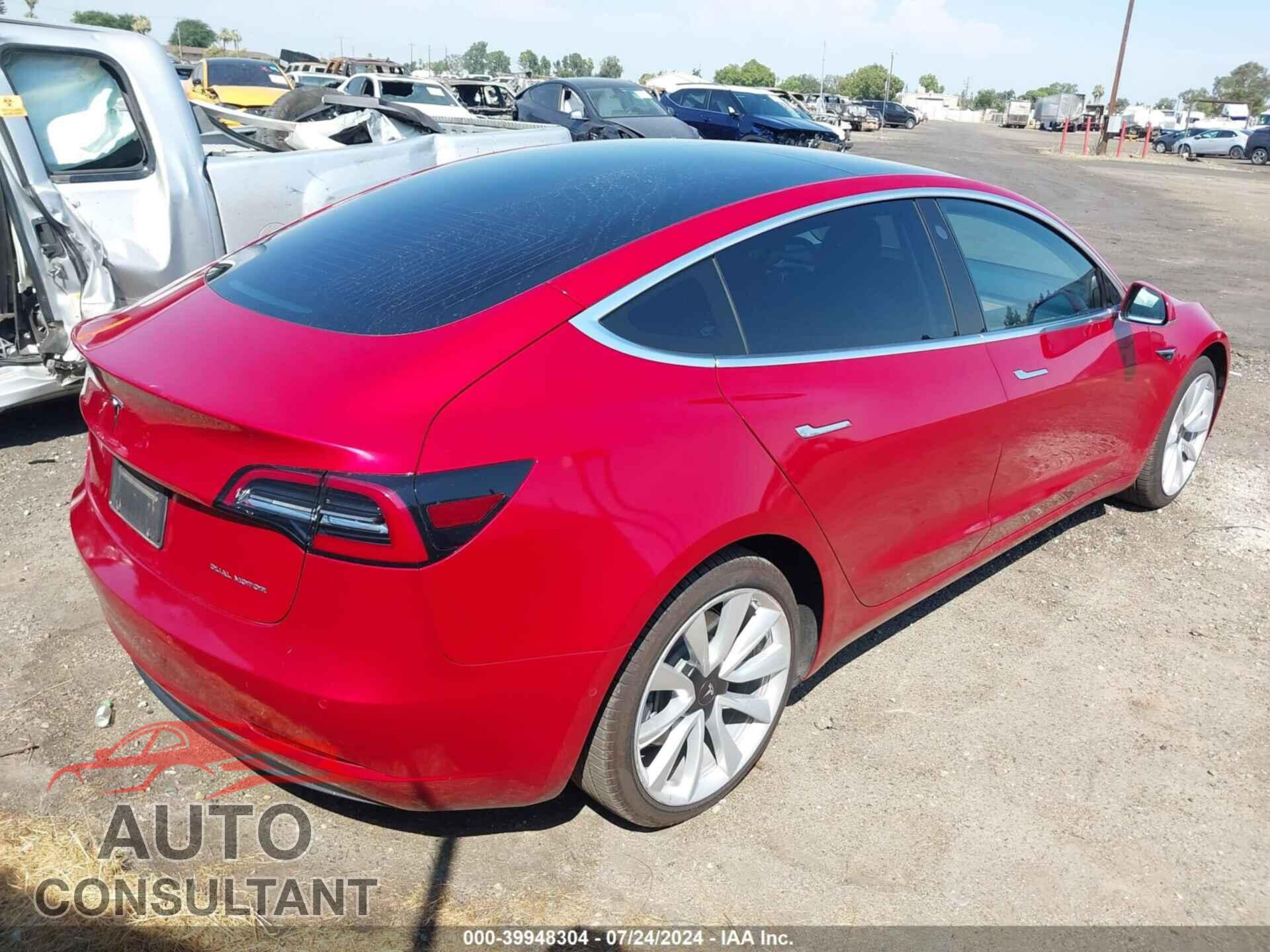 TESLA MODEL 3 2020 - 5YJ3E1EBXLF638213