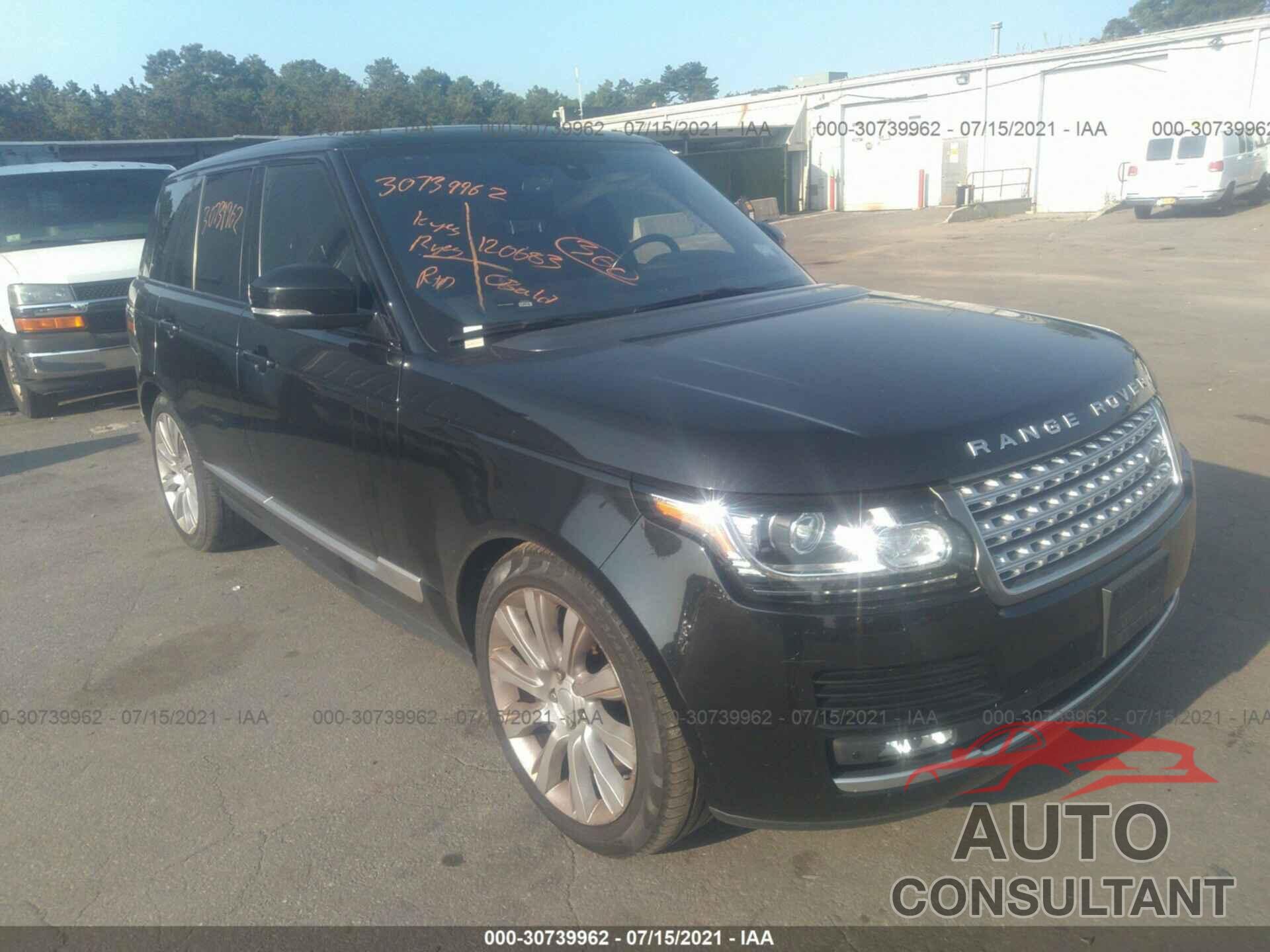 LAND ROVER RANGE ROVER 2016 - SALGS2EF0GA281893