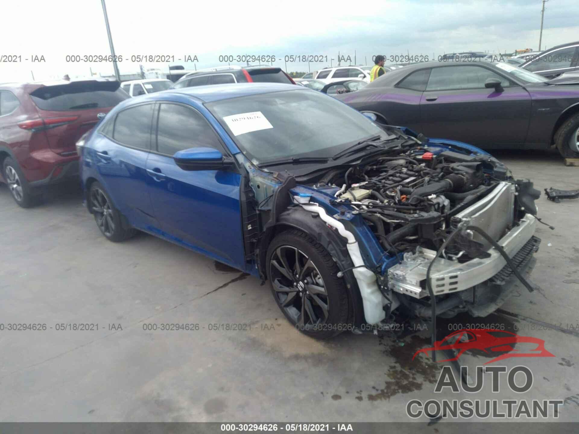 HONDA CIVIC HATCHBACK 2019 - SHHFK7H48KU205511