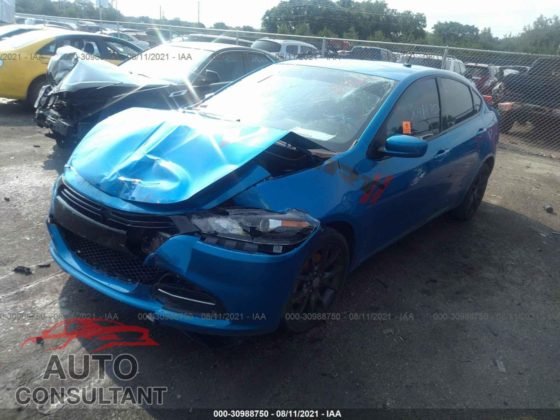 DODGE DART 2016 - 1C3CDFAA8GD577488