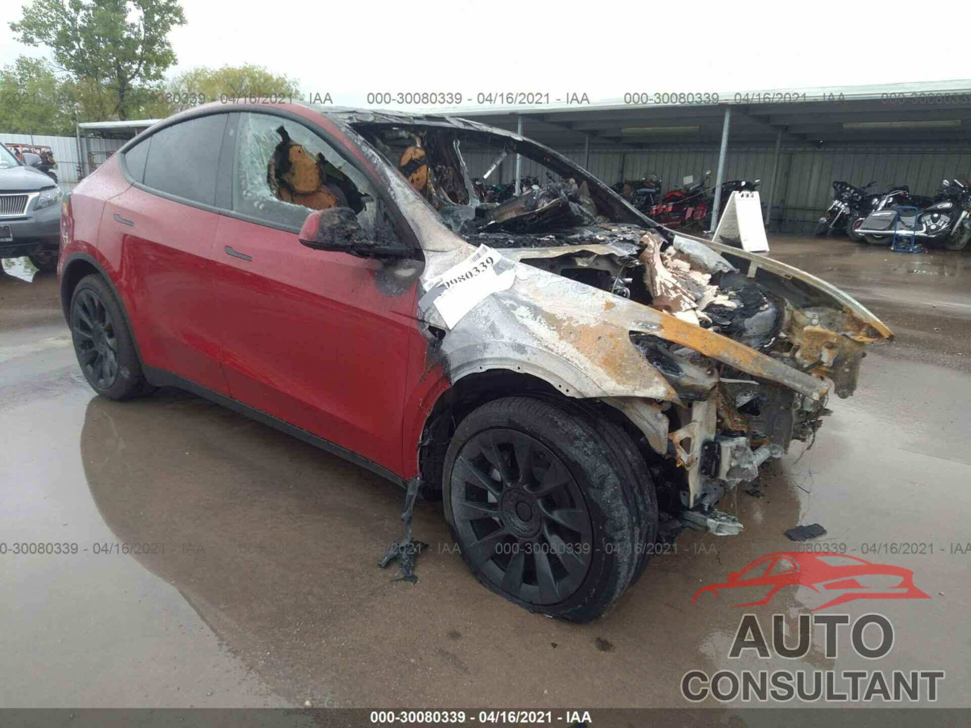TESLA MODEL Y 2021 - 5YJYGDEE4MF108073