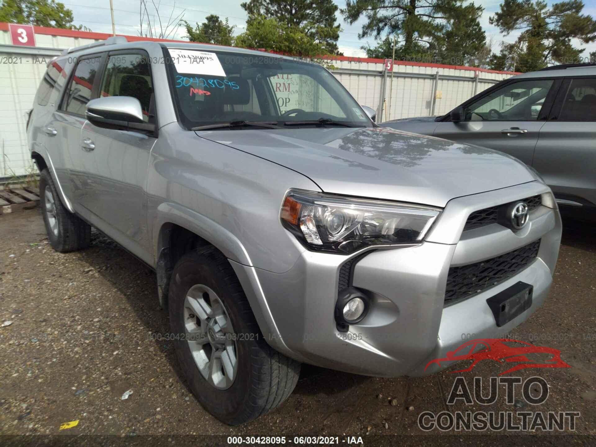 TOYOTA 4RUNNER 2017 - JTEZU5JR3H5152452