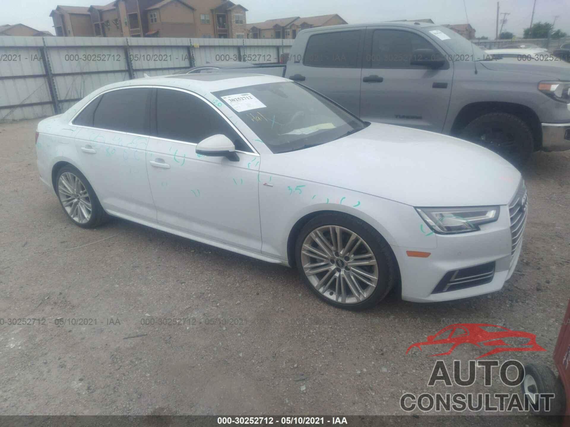 AUDI A4 2017 - WAUENAF42HN011813