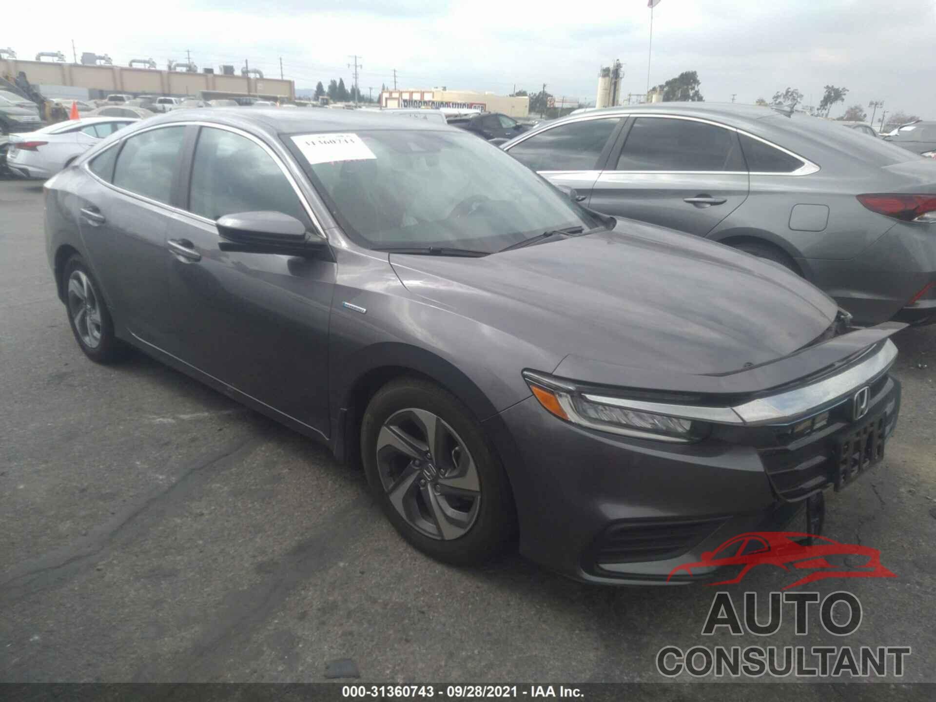 HONDA INSIGHT 2019 - 19XZE4F57KE033395