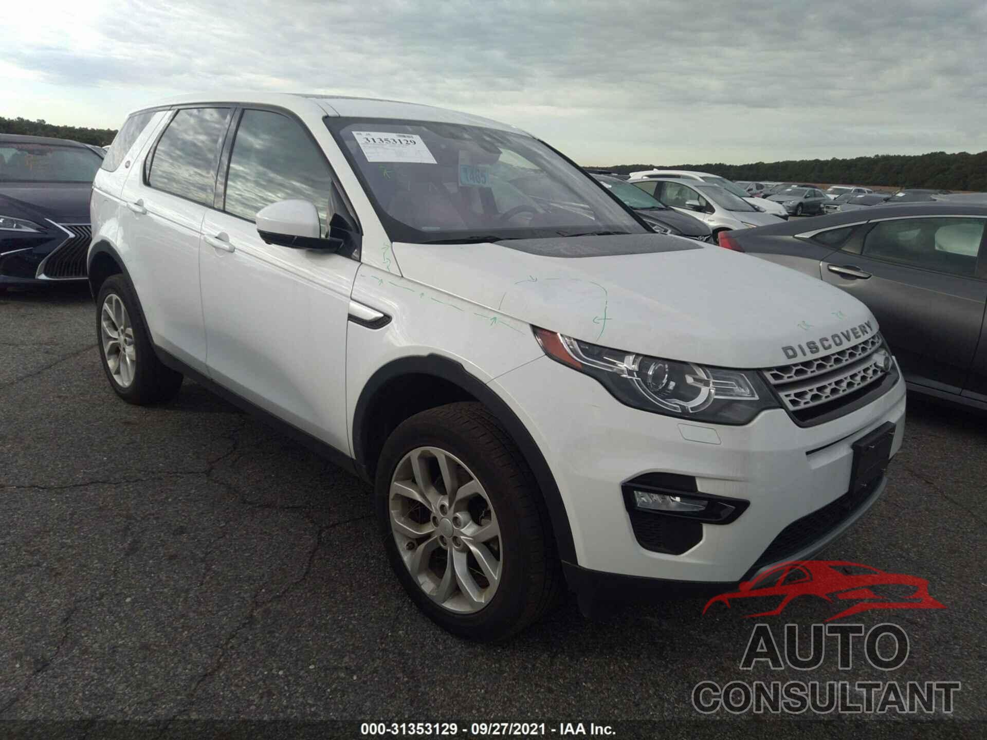 LAND ROVER DISCOVERY SPORT 2019 - SALCR2FX9KH828970