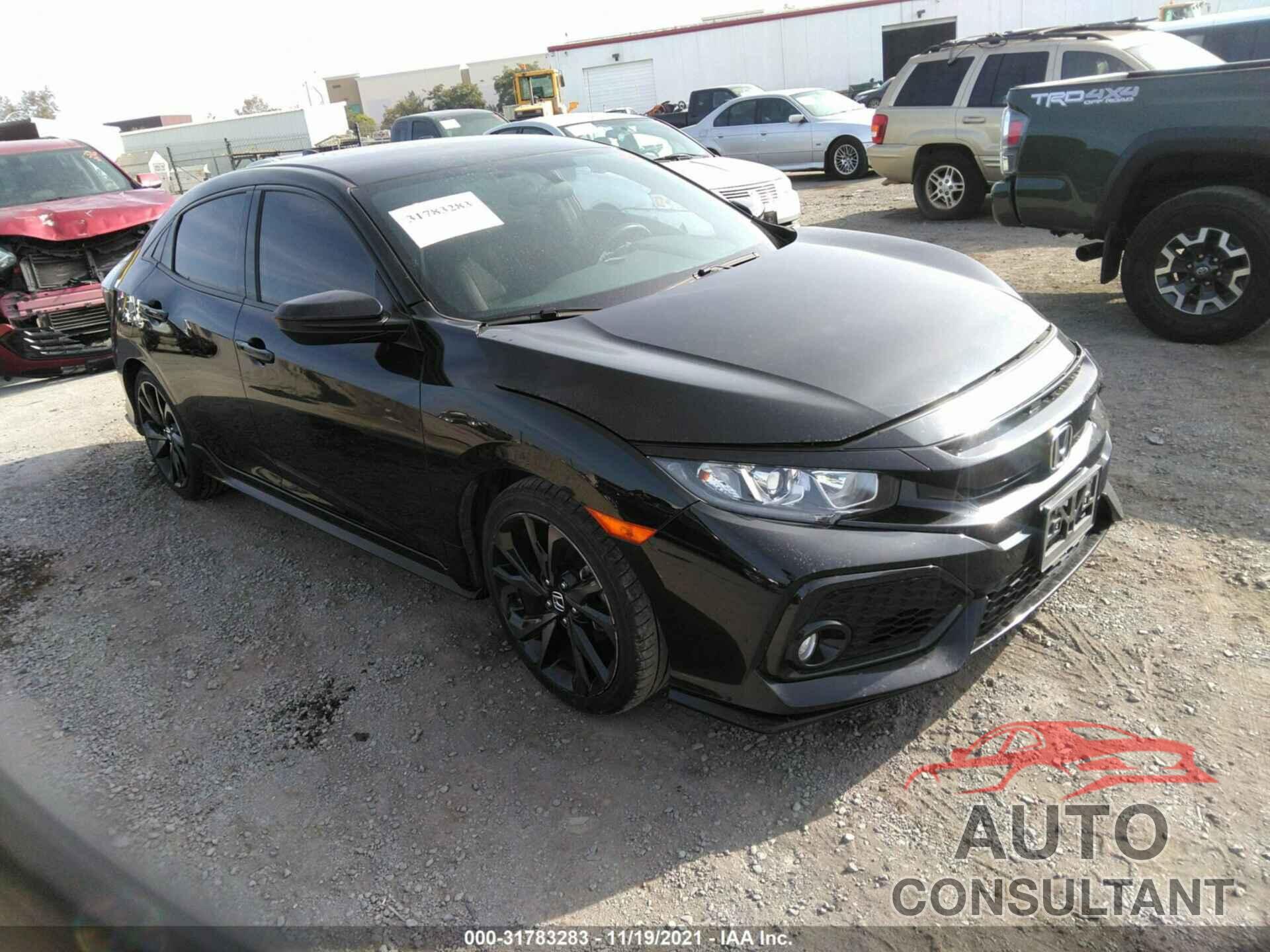 HONDA CIVIC HATCHBACK 2018 - SHHFK7G45JU212951