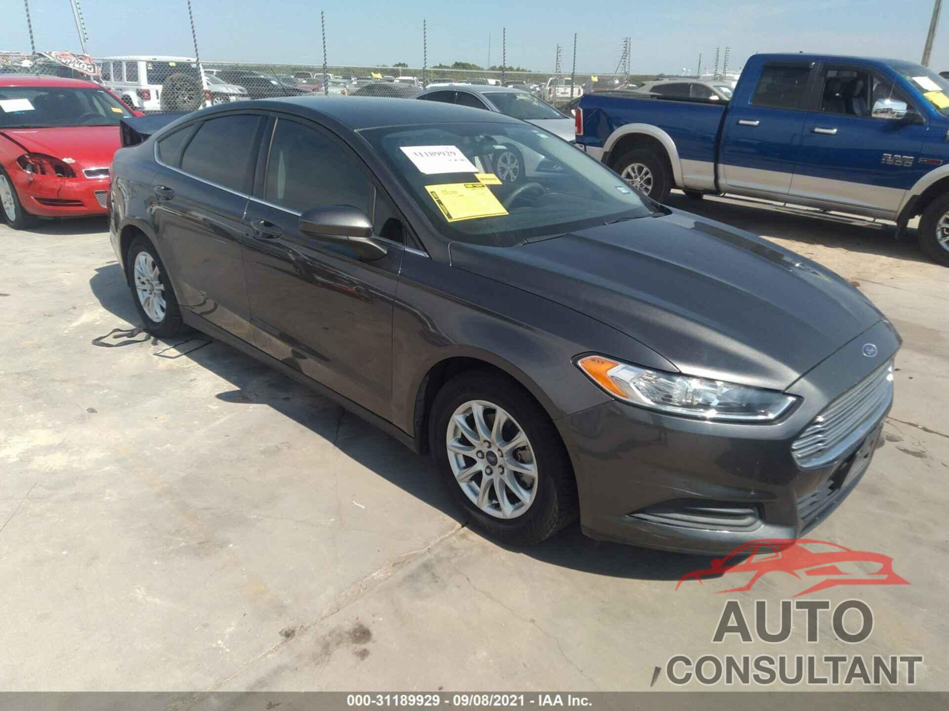 FORD FUSION 2016 - 3FA6P0G77GR132763