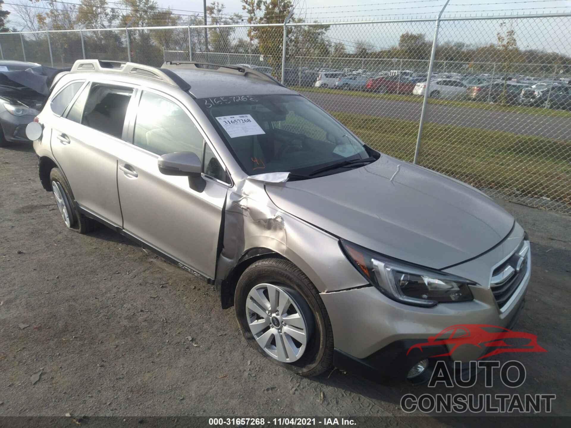 SUBARU OUTBACK 2018 - 4S4BSAFC7J3205918